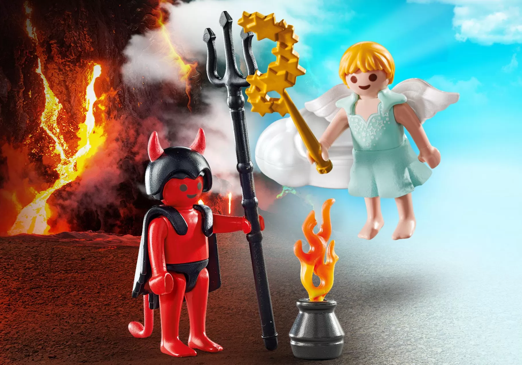 Historia | PLAYMOBIL Aniołek i diabełek