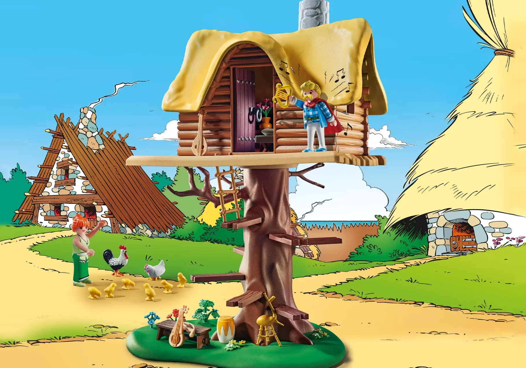 Film & Telewizja | Asterix | PLAYMOBIL Asterix: Kakofoniks z domkiem na drzewie