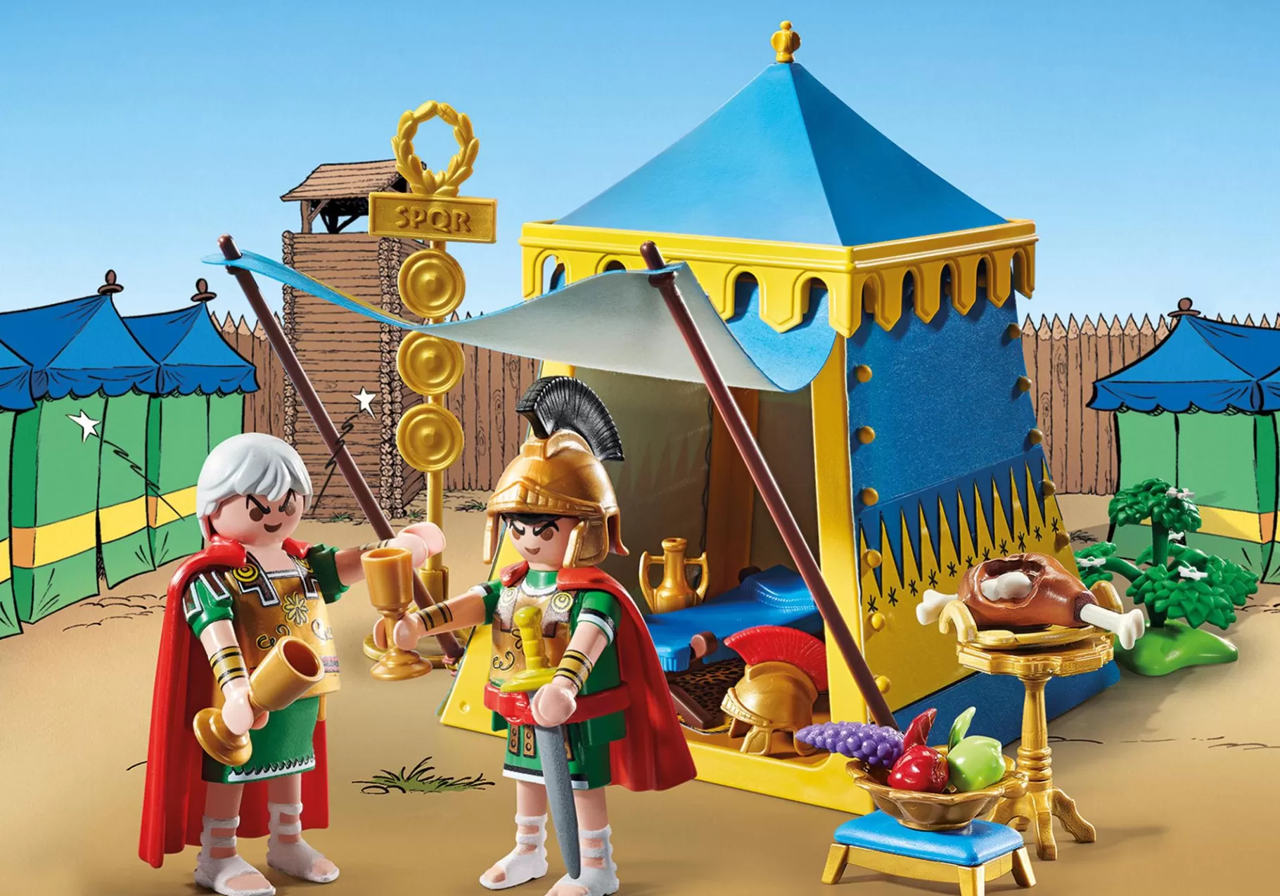 Film & Telewizja | Asterix | PLAYMOBIL Asterix: Namiot dowódcy z generałami