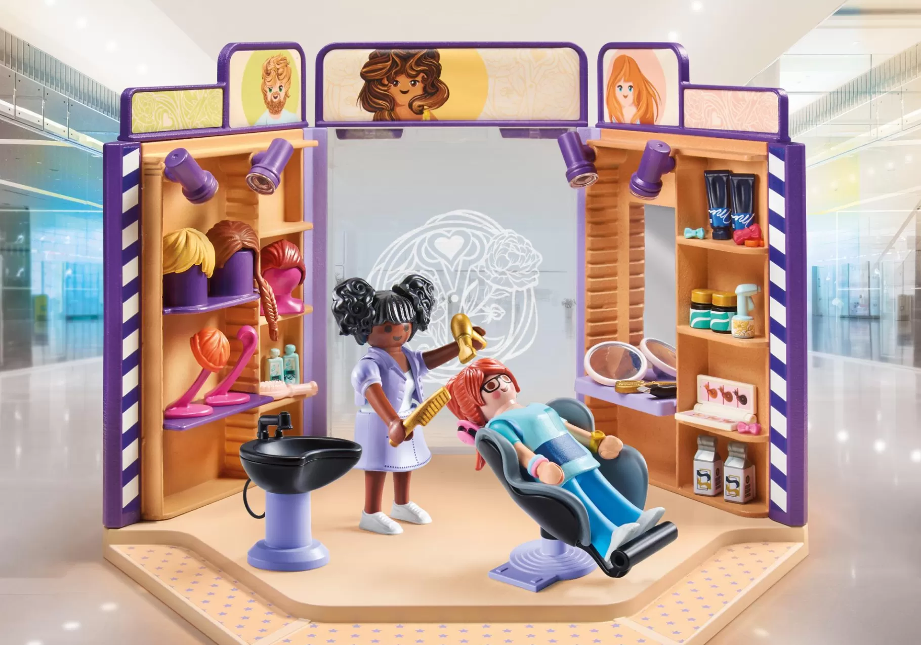 Życie Rodzinne | My Life | PLAYMOBIL Barbershop i salon fryzjerski