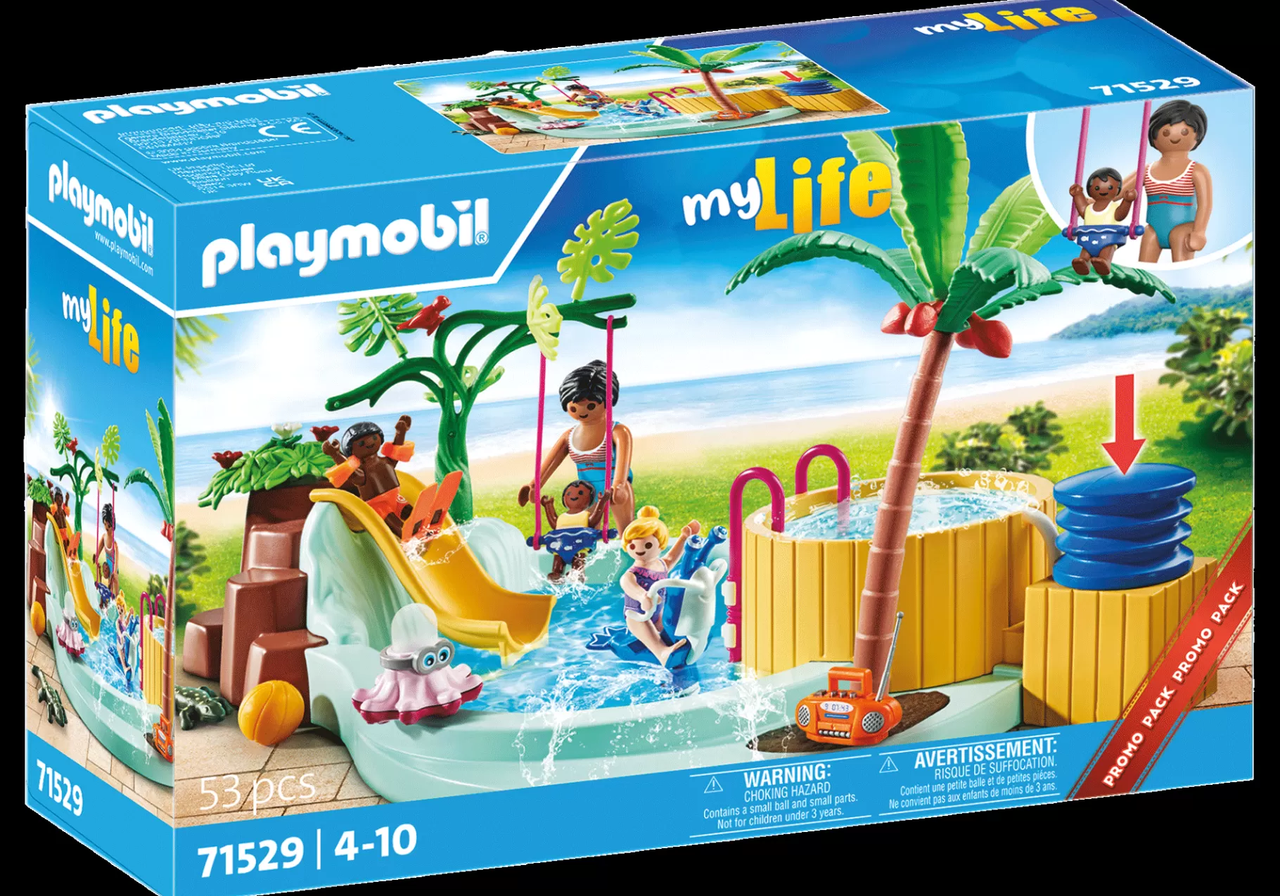 Życie Rodzinne | My Life | PLAYMOBIL Basen dla dzieci z jacuzzi