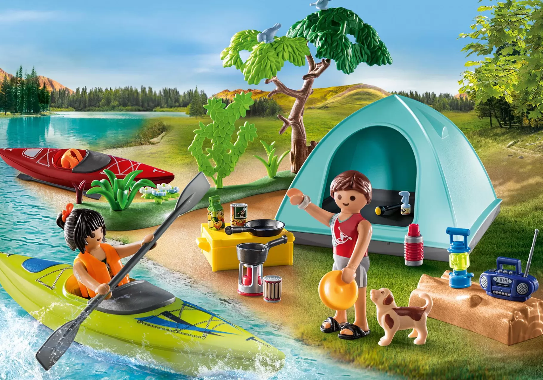 Życie Rodzinne | My Life | PLAYMOBIL Biwak pod namiotem