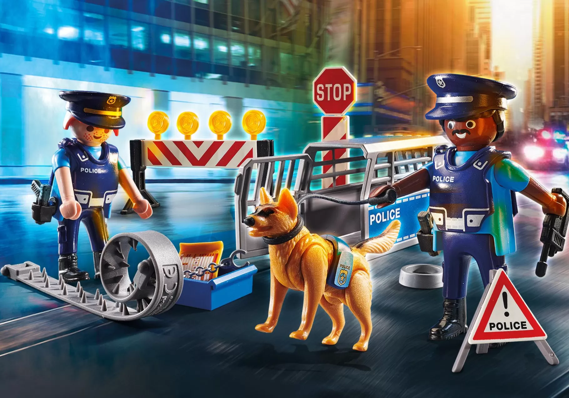 Akcja I Przygoda | Action Heroes | PLAYMOBIL Blokada policyjna