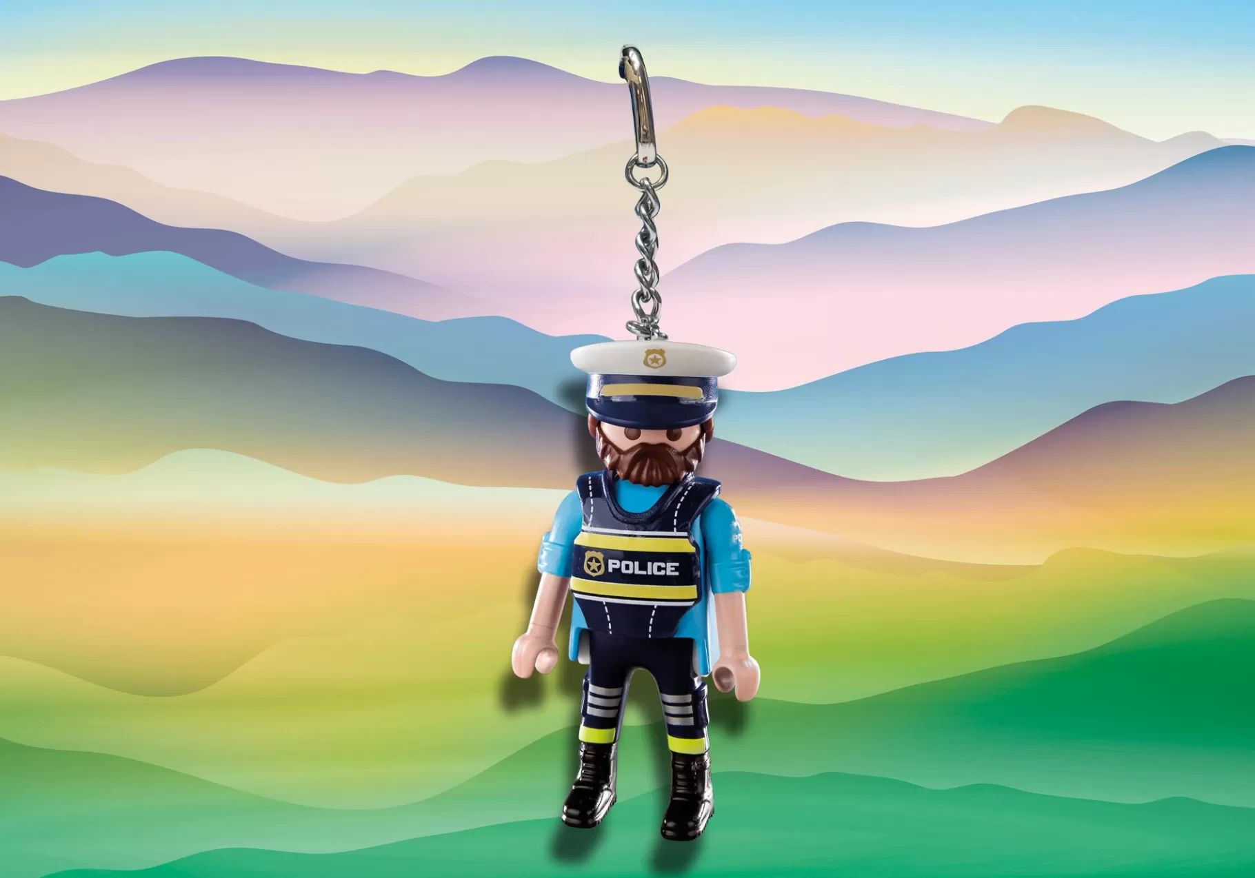 Bohaterowie Dnia Codziennego | Akcja I Przygoda | PLAYMOBIL Breloczek Policjant