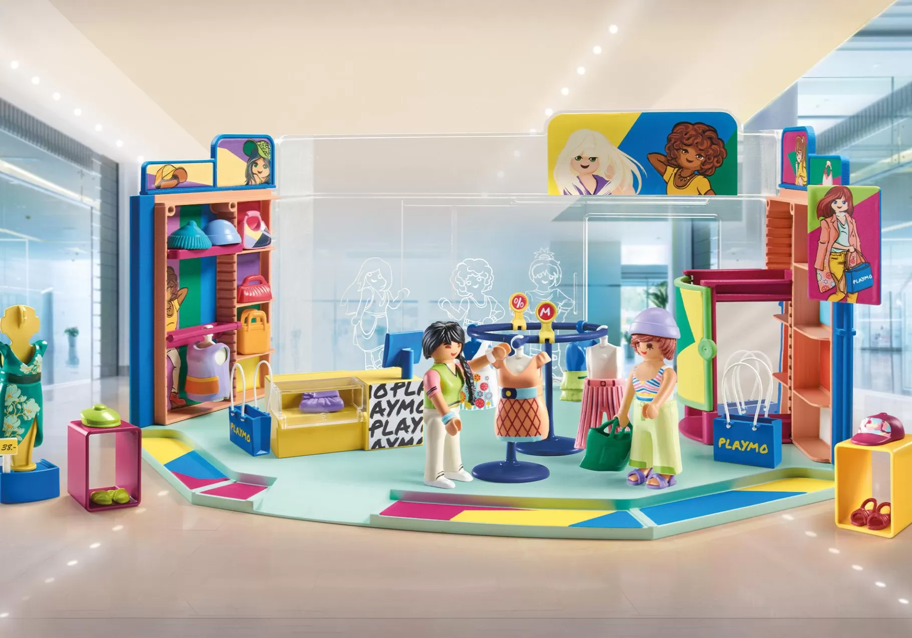 Życie Rodzinne | My Life | PLAYMOBIL Butik odzieżowy