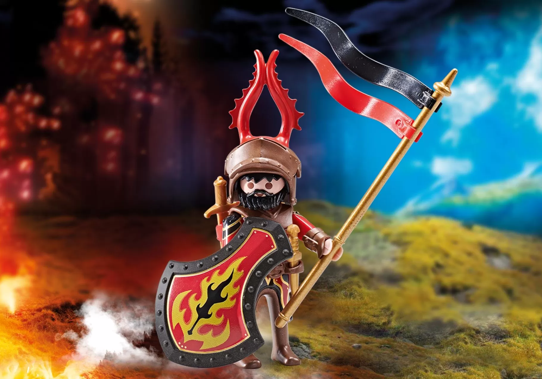 Fantazja | Akcja I Przygoda | PLAYMOBIL Dowódca wojowników Burnham