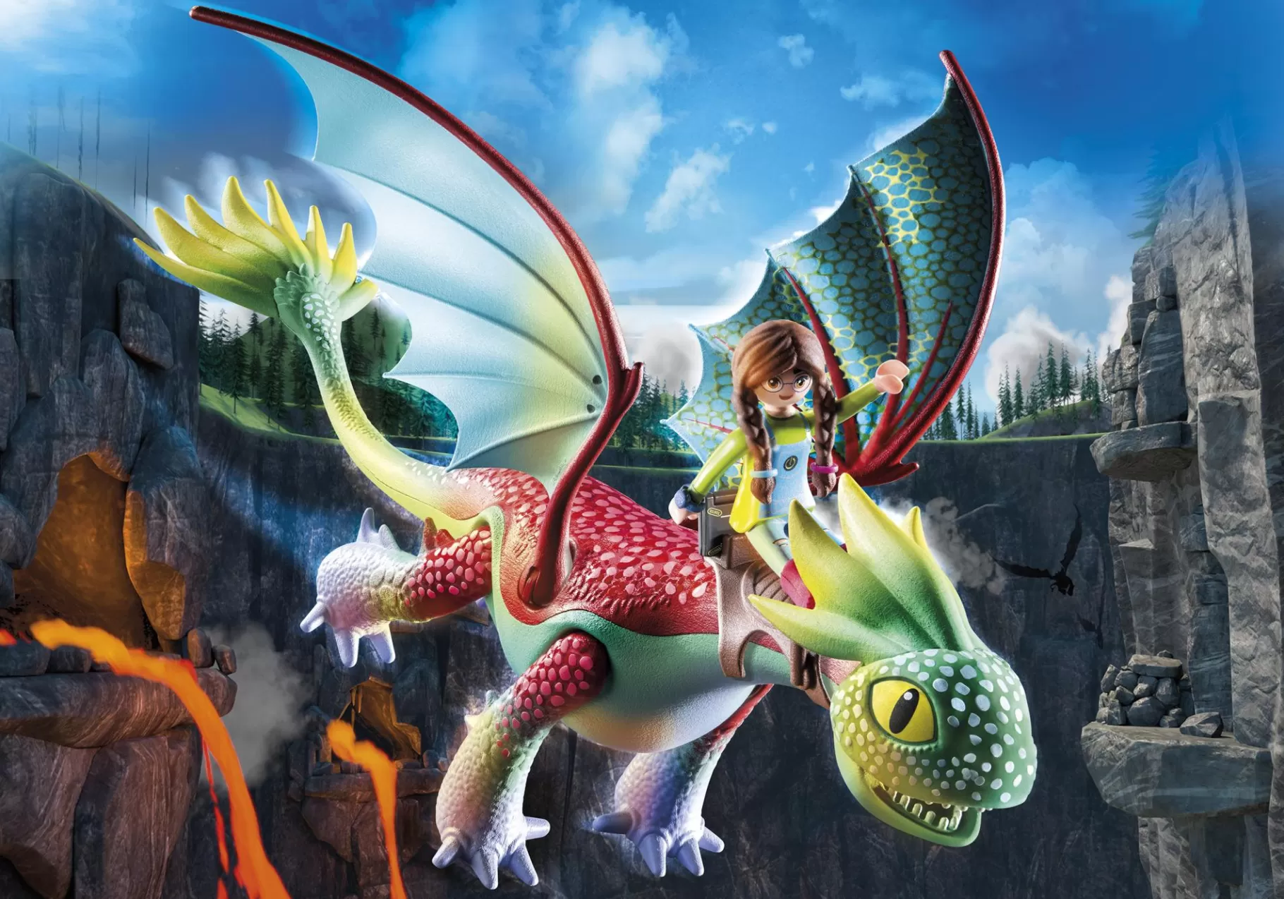 Fantazja | Dinozaury I Smoki | PLAYMOBIL Dragons: The Nine Realms - Feathers & Alex