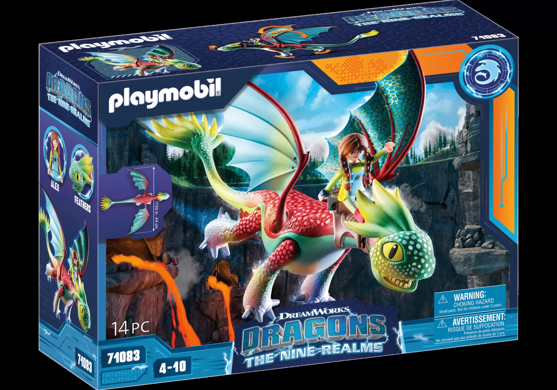 Fantazja | Dinozaury I Smoki | PLAYMOBIL Dragons: The Nine Realms - Feathers & Alex