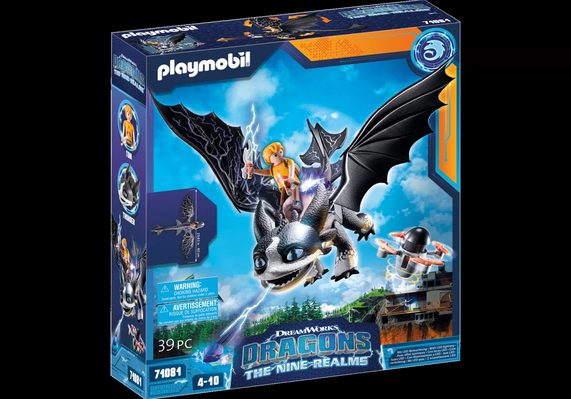 Fantazja | Dinozaury I Smoki | PLAYMOBIL Dragons: The Nine Realms - Thunder & Tom