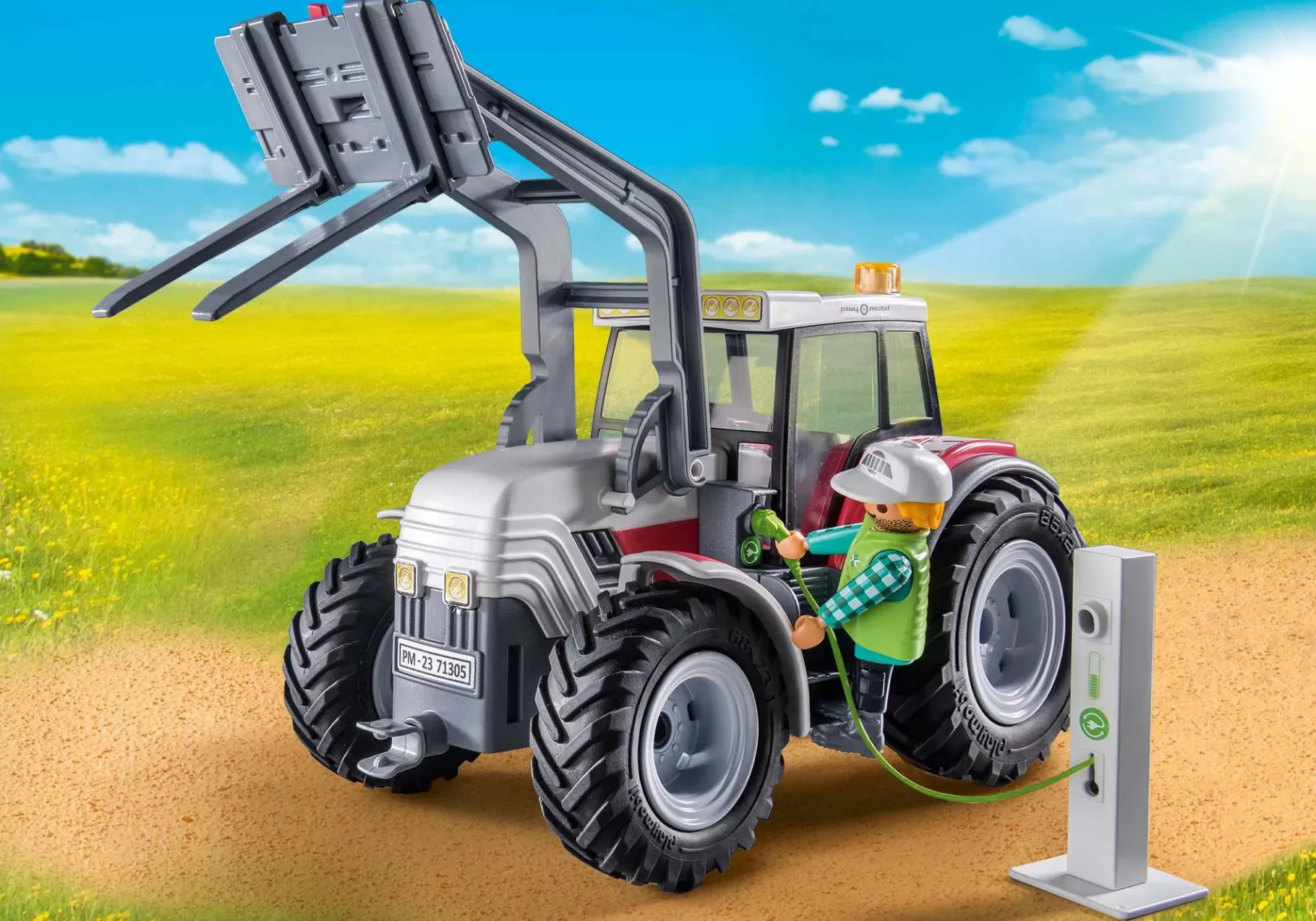 Zwierzęta | PLAYMOBIL Duży traktor