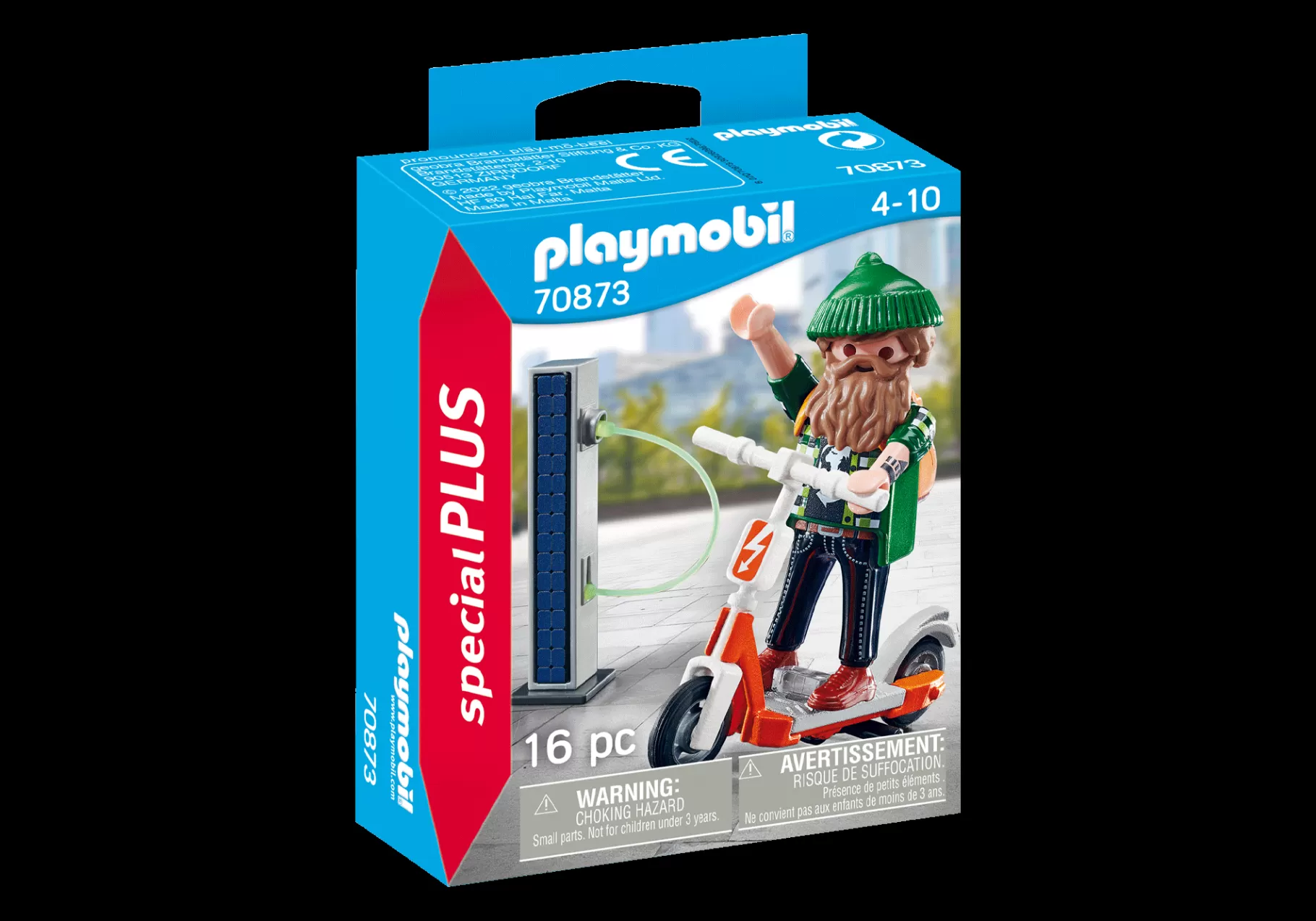 Życie Rodzinne | Akcja I Przygoda | PLAYMOBIL Hipster z elektryczną hulajnogą