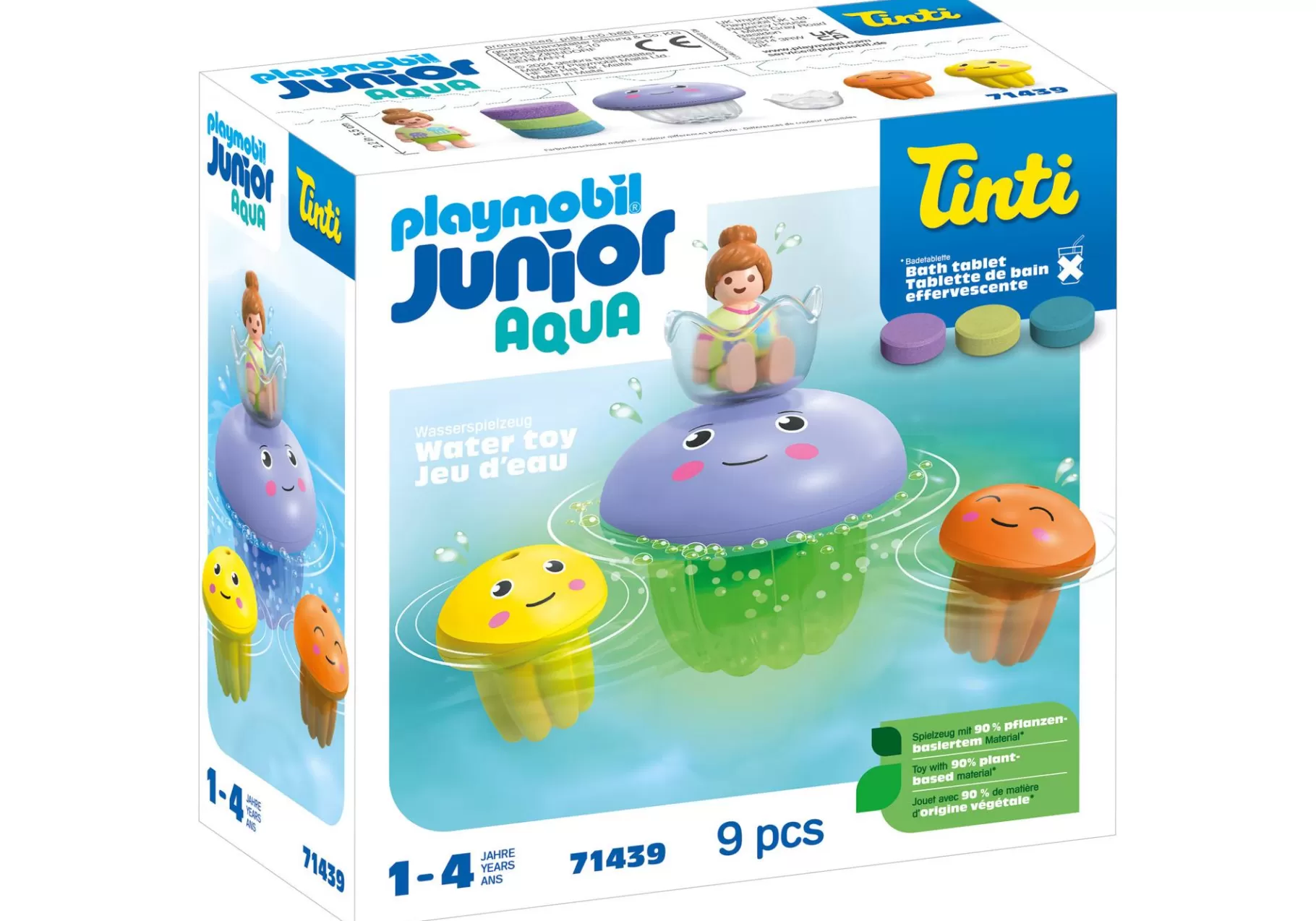 Zwierzęta | PLAYMOBIL JUNIOR & Tinti: Rodzina kolorowych meduz