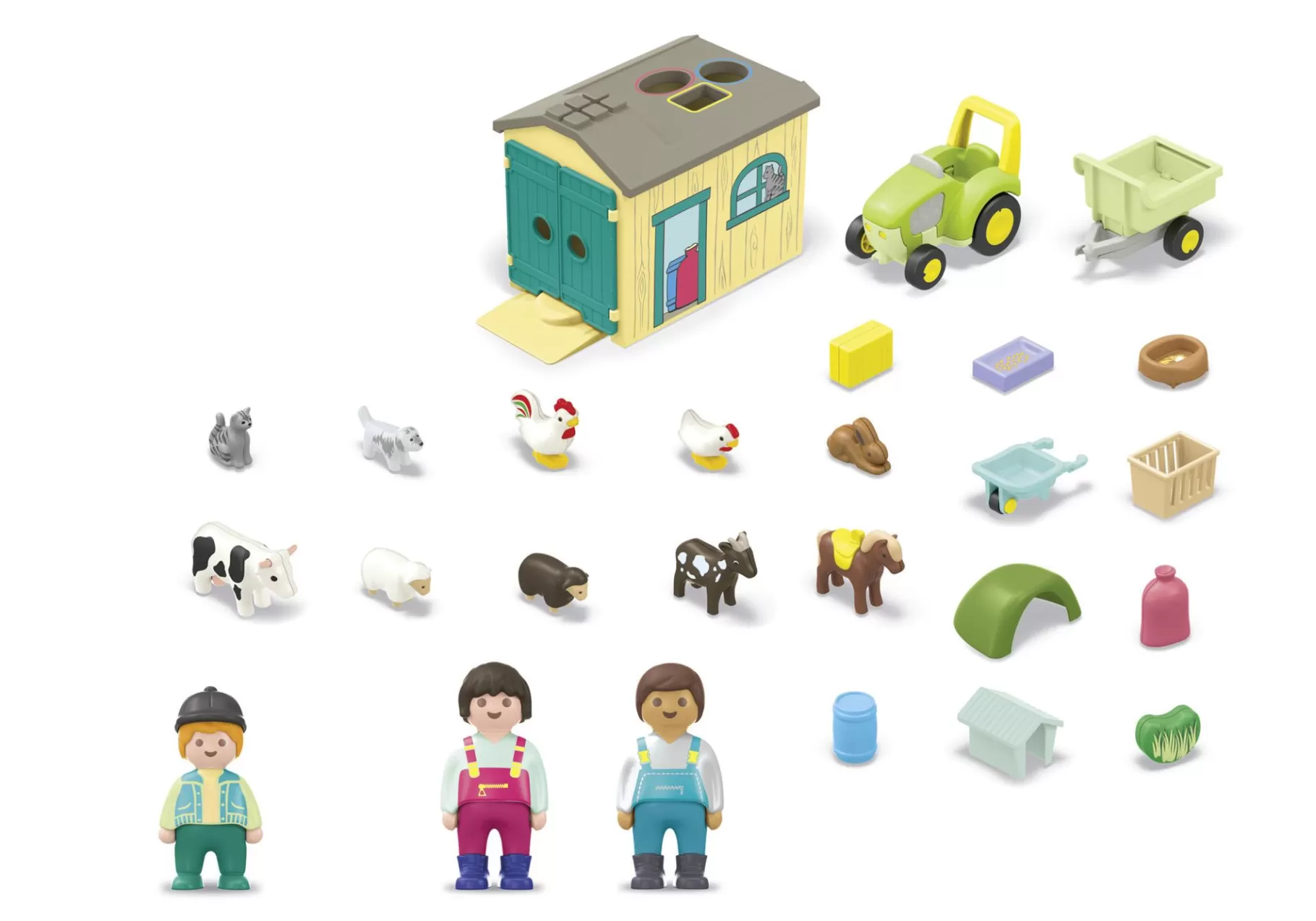 Życie Rodzinne | PLAYMOBIL JUNIOR: Przygoda na gospodarstwie z traktorem, przyczepą i zwierzętami