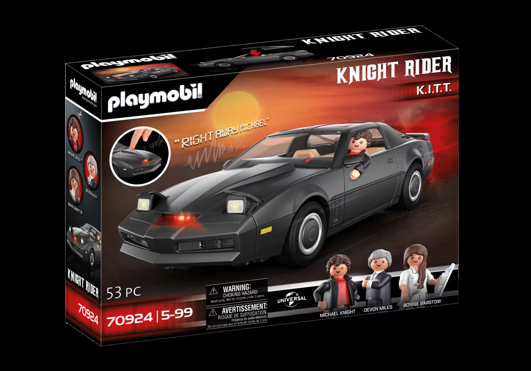 Samochody | Film & Telewizja | PLAYMOBIL Knight Rider - K.I.T.T.