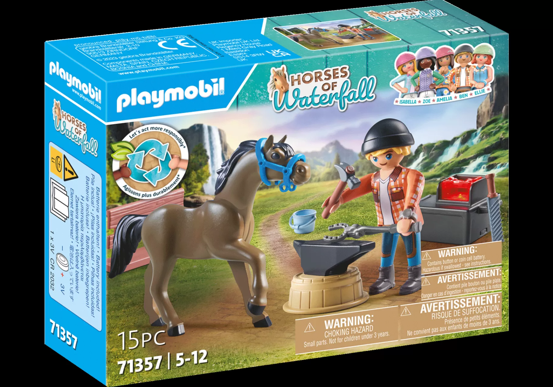 Zwierzęta | PLAYMOBIL Kowal Ben i Achilles