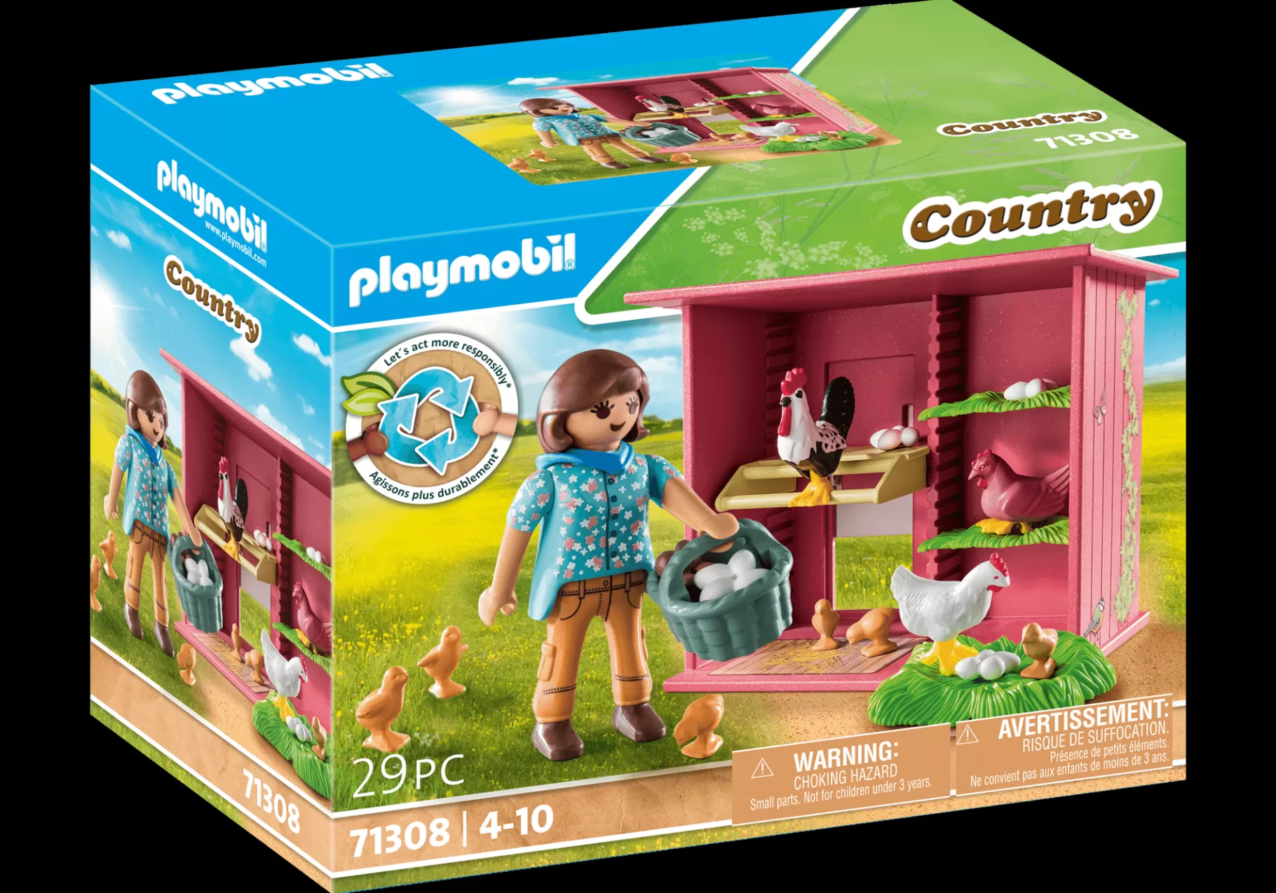 Życie Rodzinne | Zwierzęta | PLAYMOBIL Kury z pisklętami