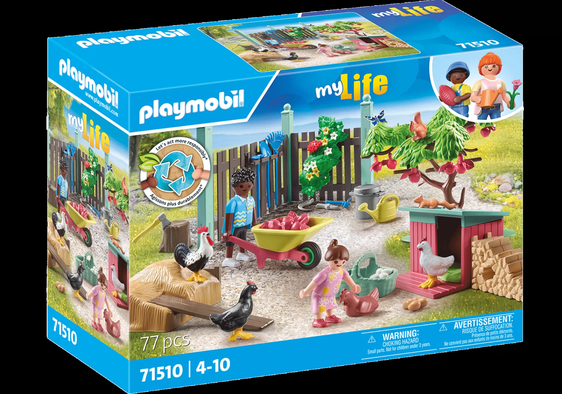 Życie Rodzinne | Zwierzęta | PLAYMOBIL Mała kurza ferma w ogródku Tiny House