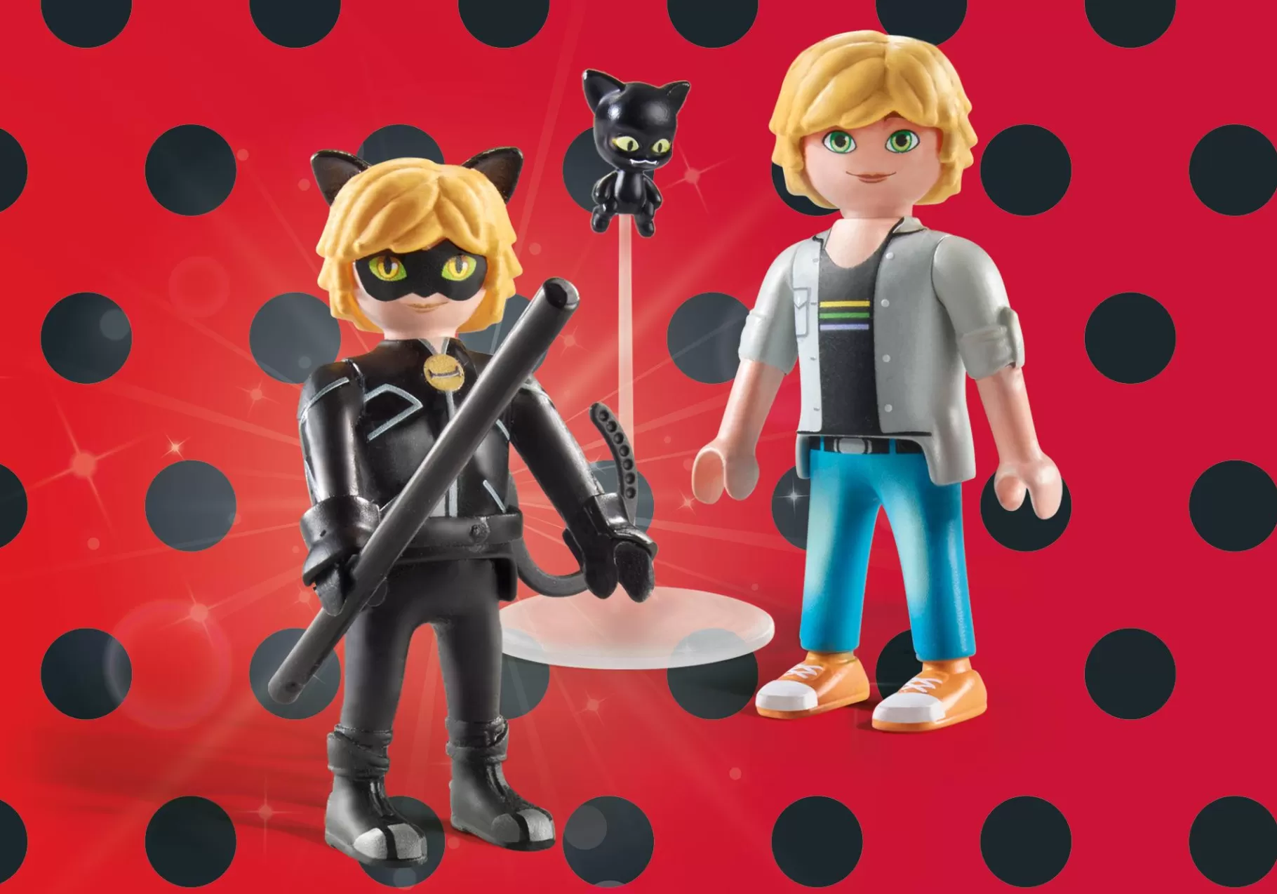 Film & Telewizja | Miraculous | PLAYMOBIL Miraculum: Adrien & Czarny Kot