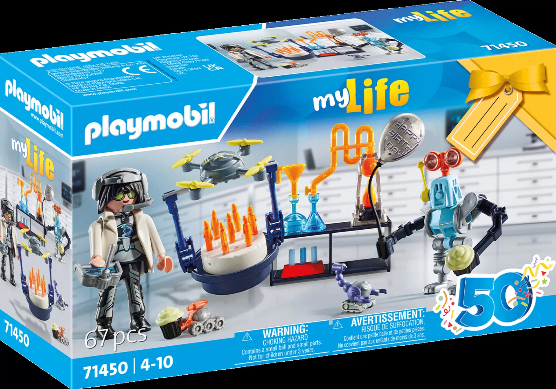 Życie Rodzinne | Rocznica | PLAYMOBIL Naukowiec z robotami