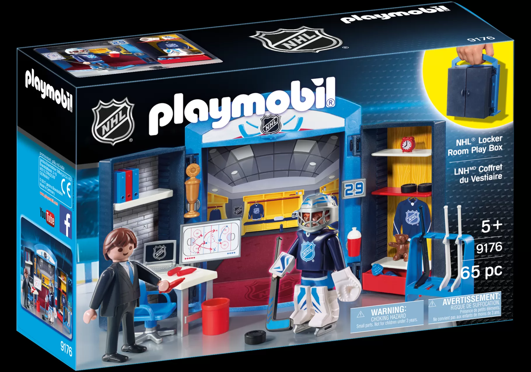 Akcja I Przygoda | PLAYMOBIL NHL™ Locker Room Play Box