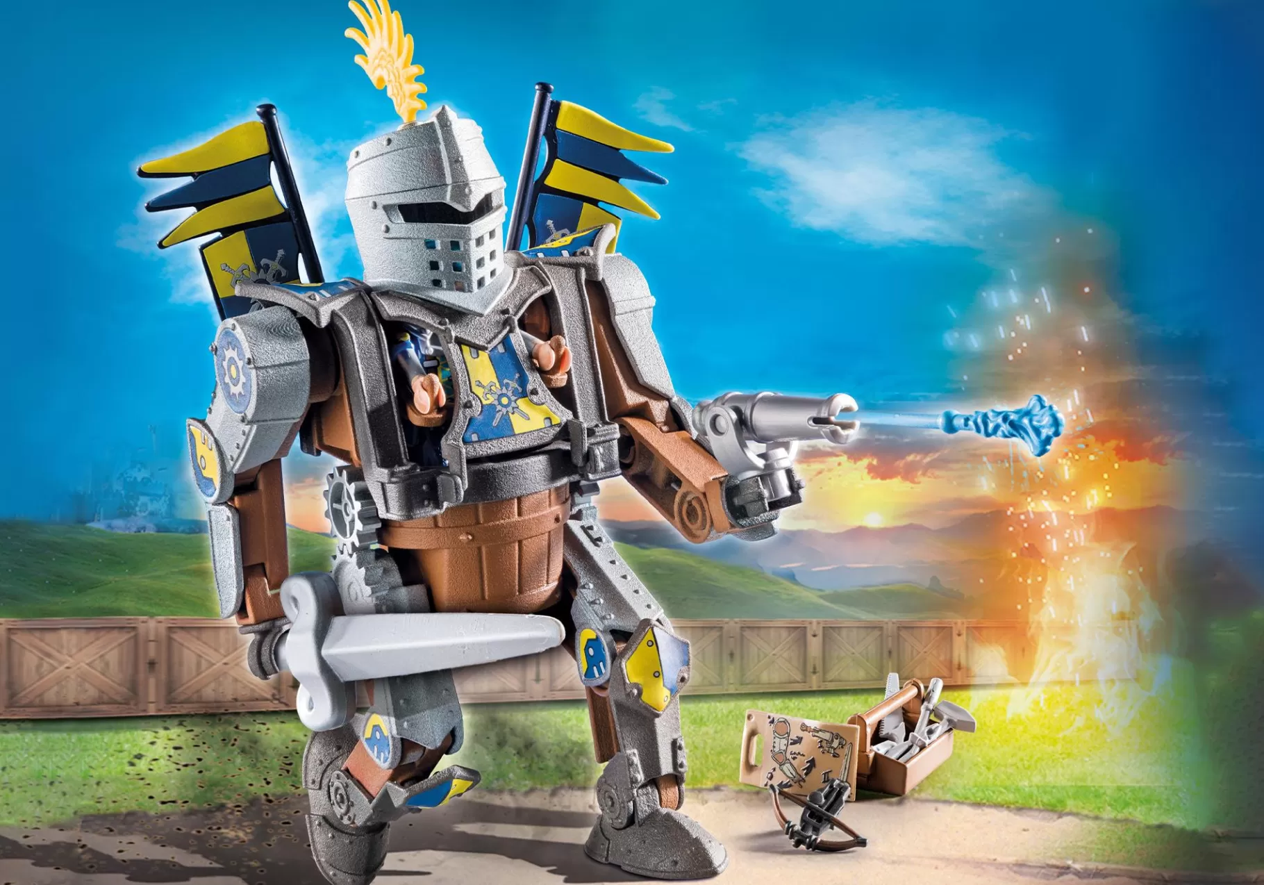 Fantazja | Akcja I Przygoda | PLAYMOBIL Novelmore - Robot bojowy