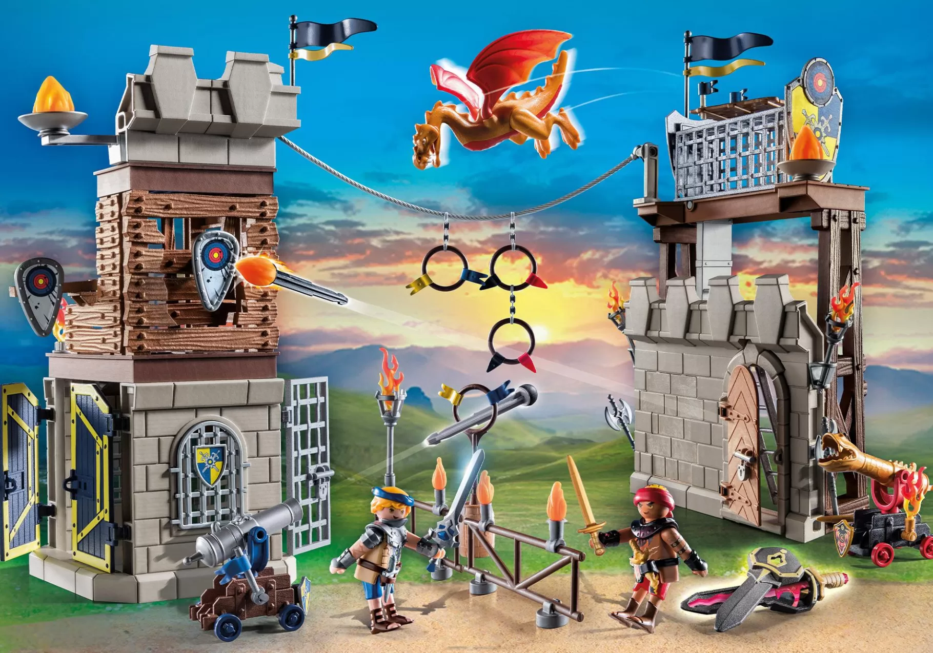 Fantazja | Akcja I Przygoda | PLAYMOBIL Novelmore vs. Burnham Raiders - Plac tur