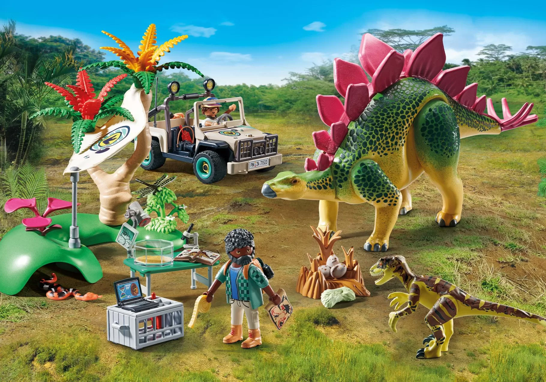 Fantazja | Dinozaury I Smoki | PLAYMOBIL Obóz badawczy z dinozaurami