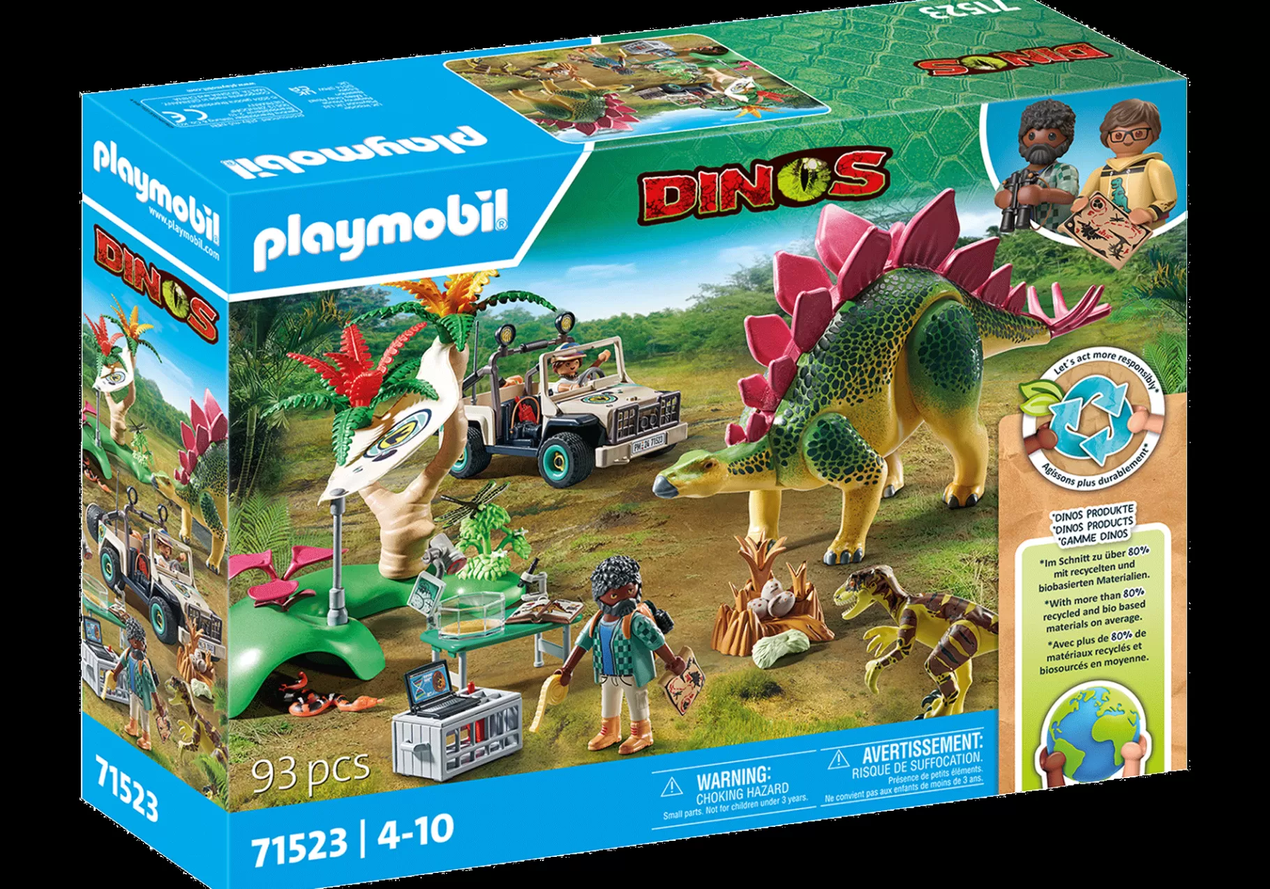 Fantazja | Dinozaury I Smoki | PLAYMOBIL Obóz badawczy z dinozaurami