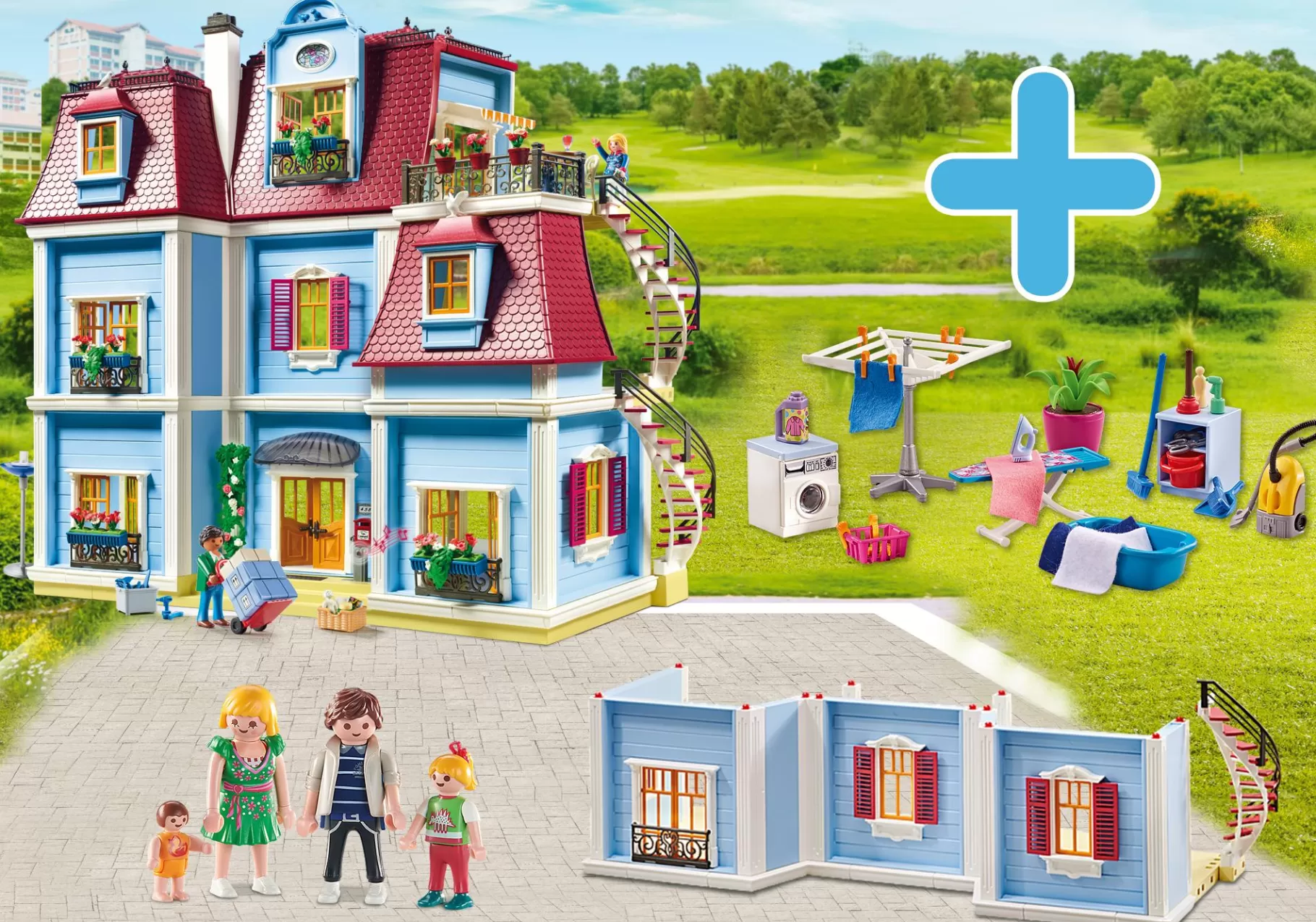 Życie Rodzinne | Dollhouse | PLAYMOBIL Pakiet Duży domek