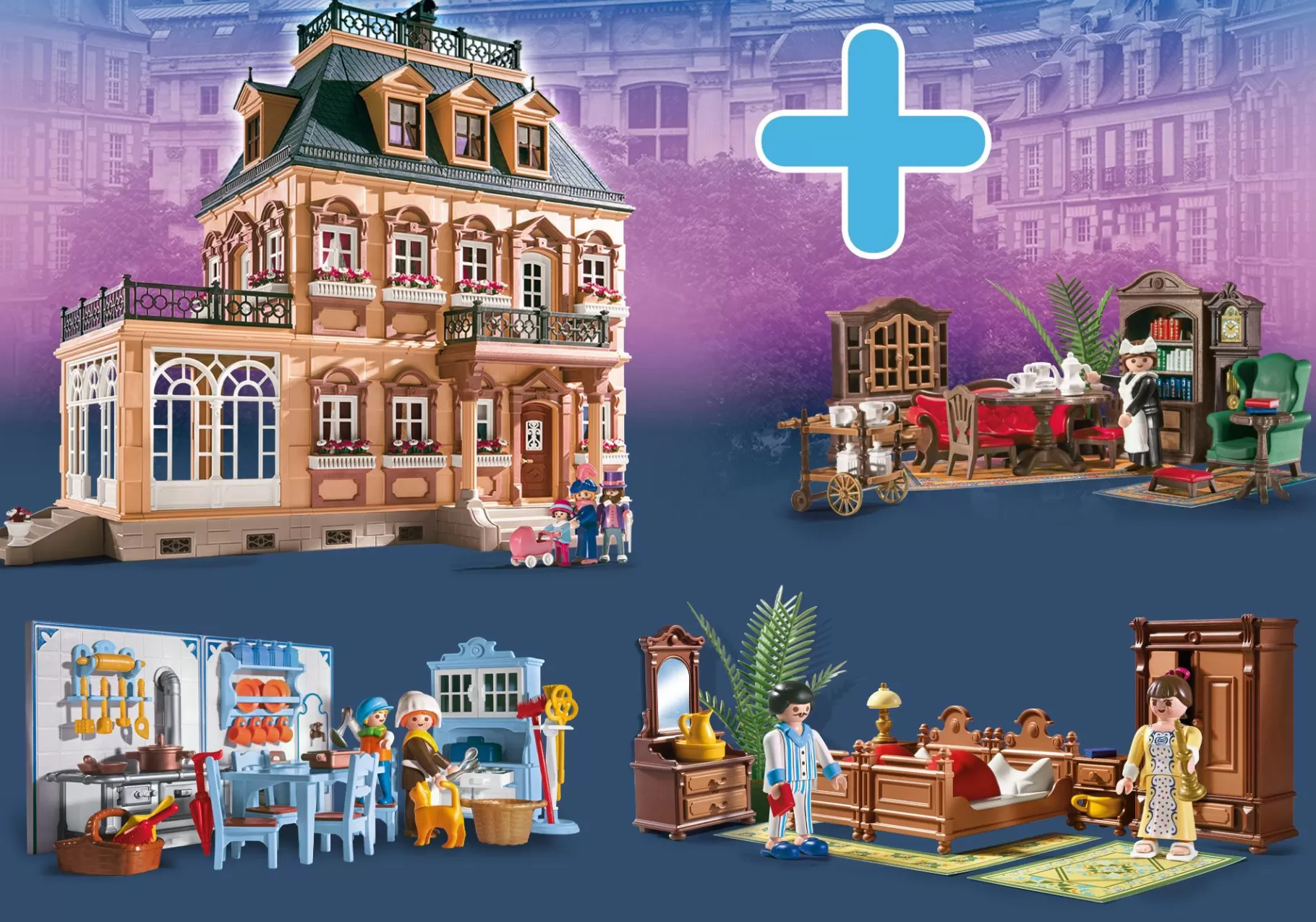 Historia | Dollhouse | PLAYMOBIL Pakiet Nostalgiczny domek dla lalek