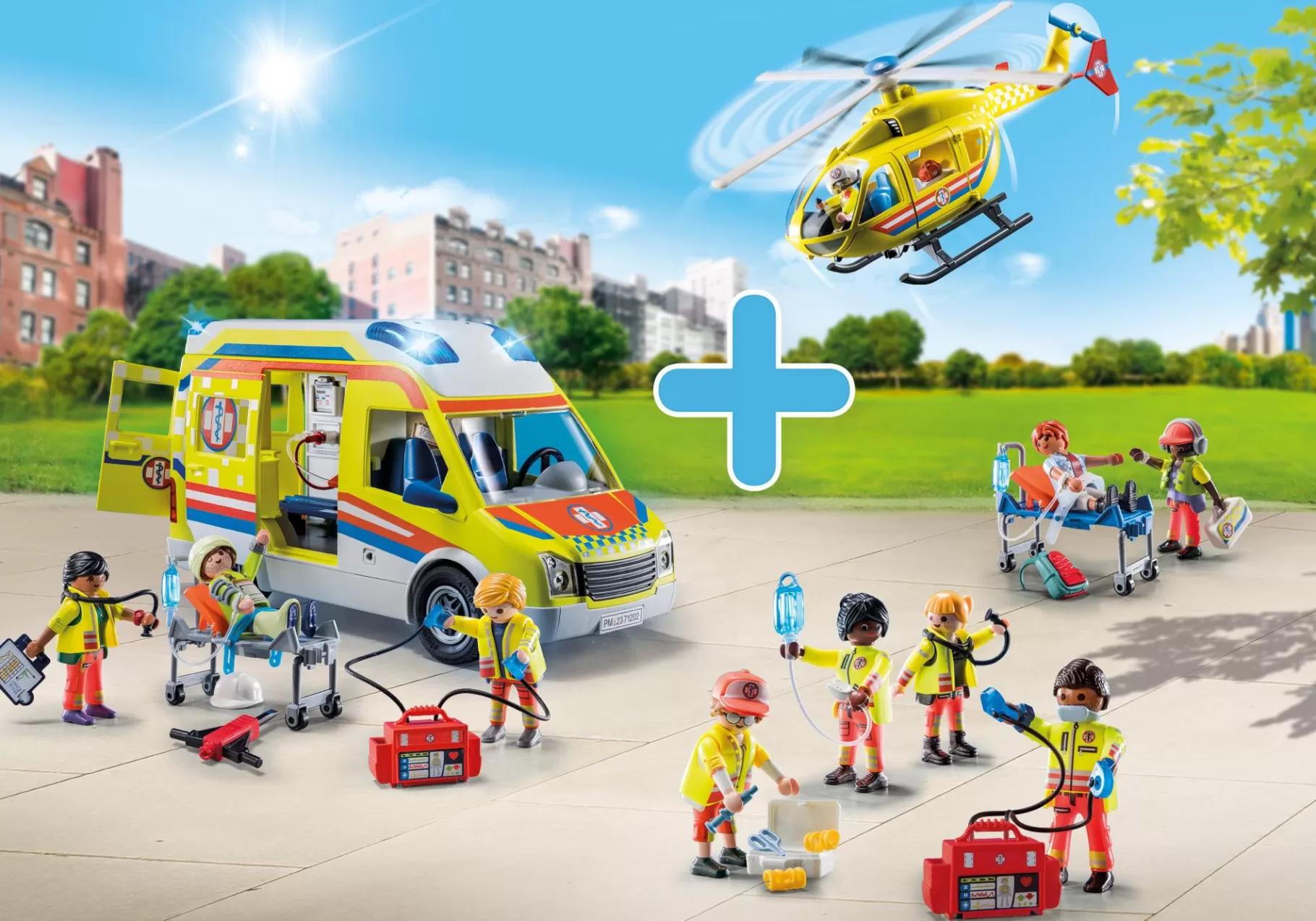 Bohaterowie Dnia Codziennego | My Life | PLAYMOBIL Pakiet Pogotowie ratunkowe