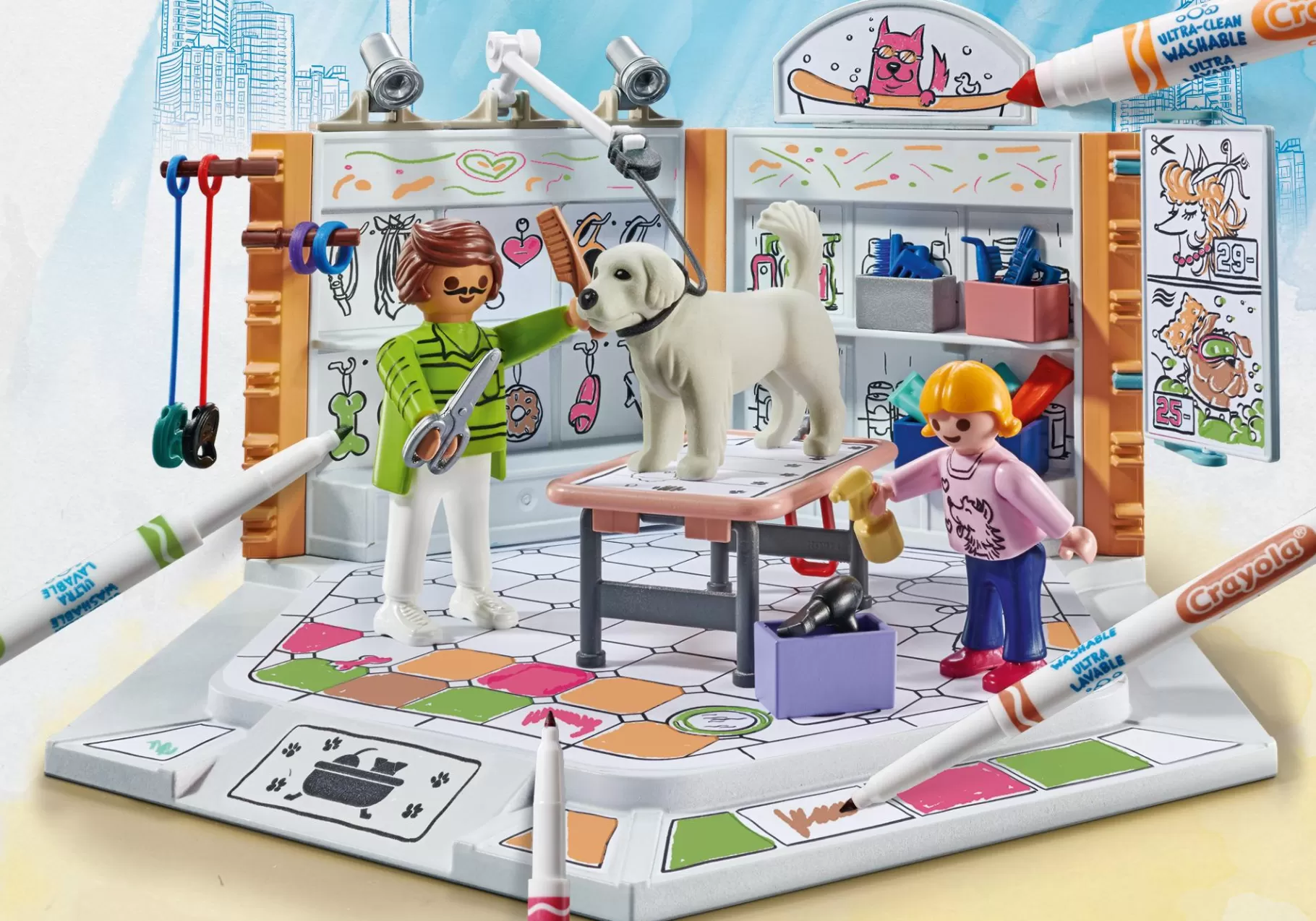 Życie Rodzinne | PLAYMOBIL Color Salon dla psów