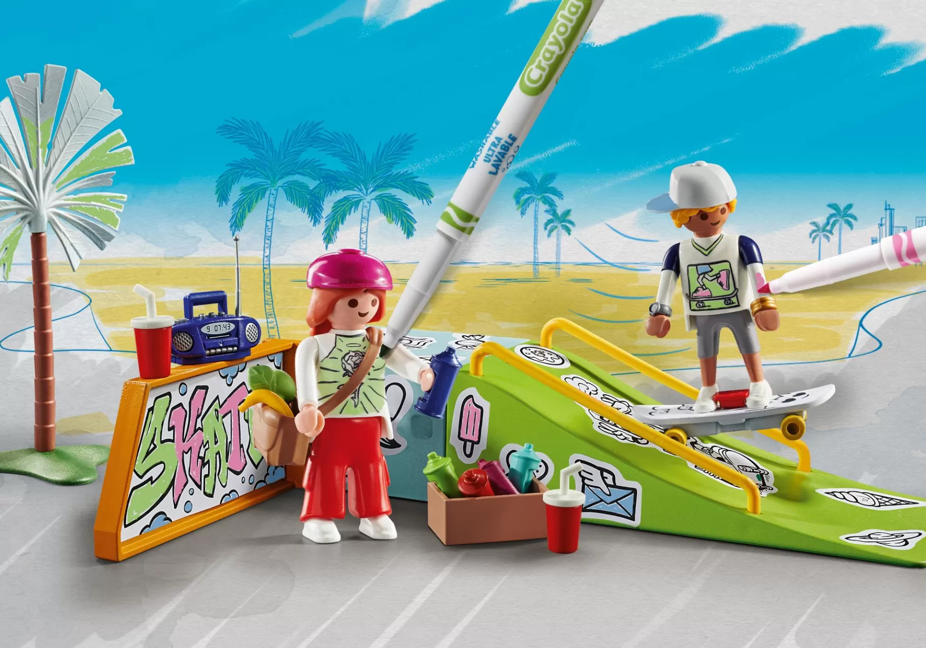 Życie Rodzinne | PLAYMOBIL Color Skatepark