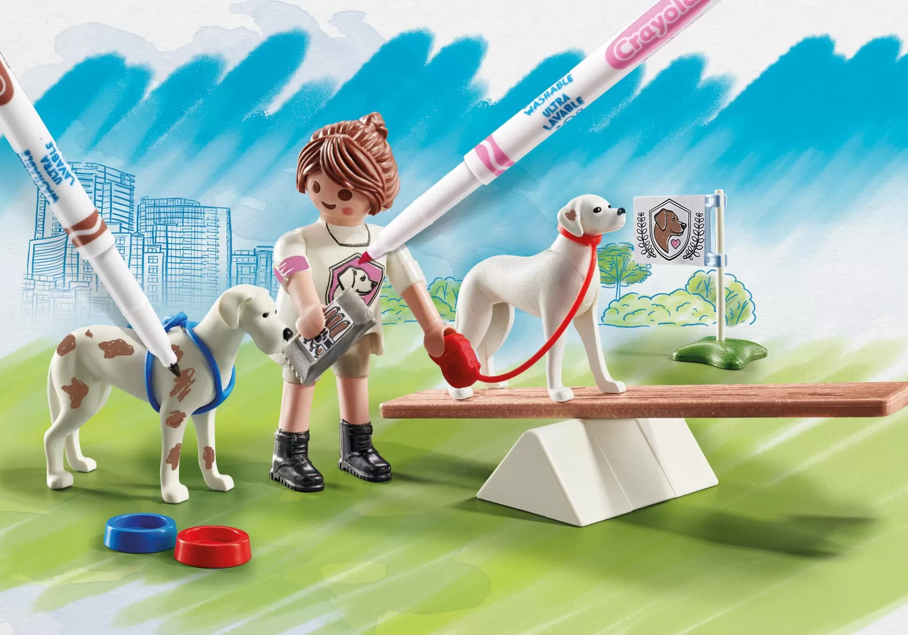 Życie Rodzinne | PLAYMOBIL Color Trening z psami