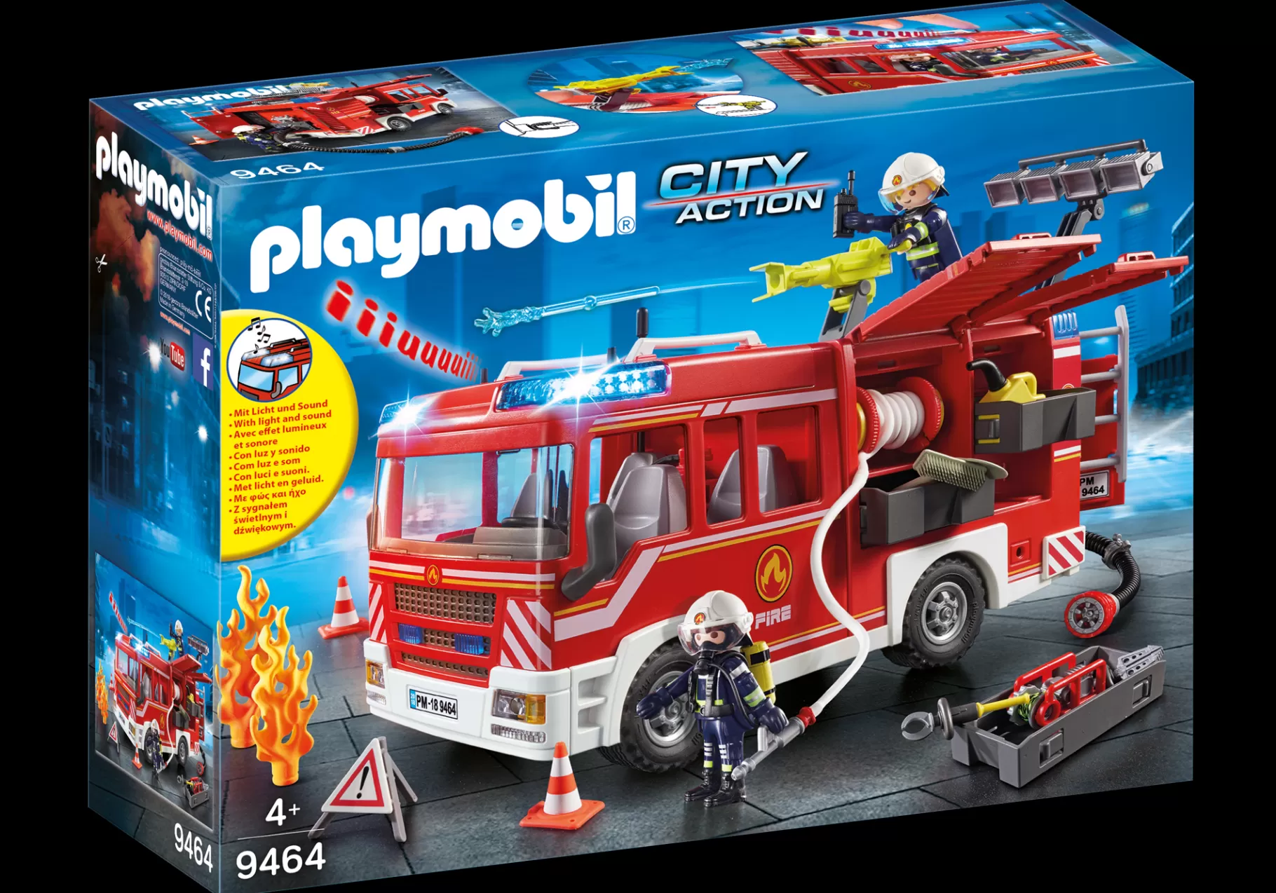 Bohaterowie Dnia Codziennego | Akcja I Przygoda | PLAYMOBIL Pojazd ratowniczy straży pożarnej