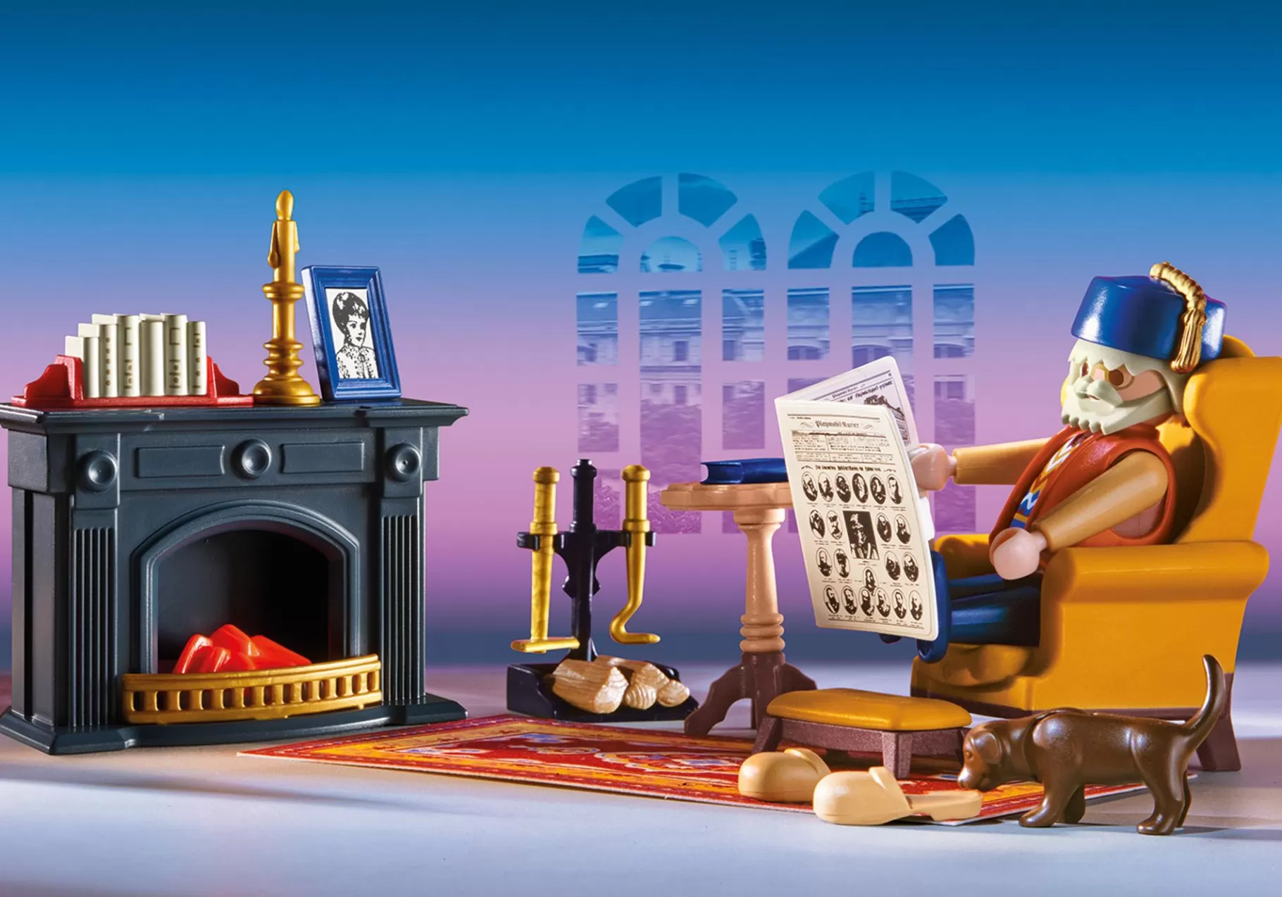 Historia | Dollhouse | PLAYMOBIL Pokój kominkowy