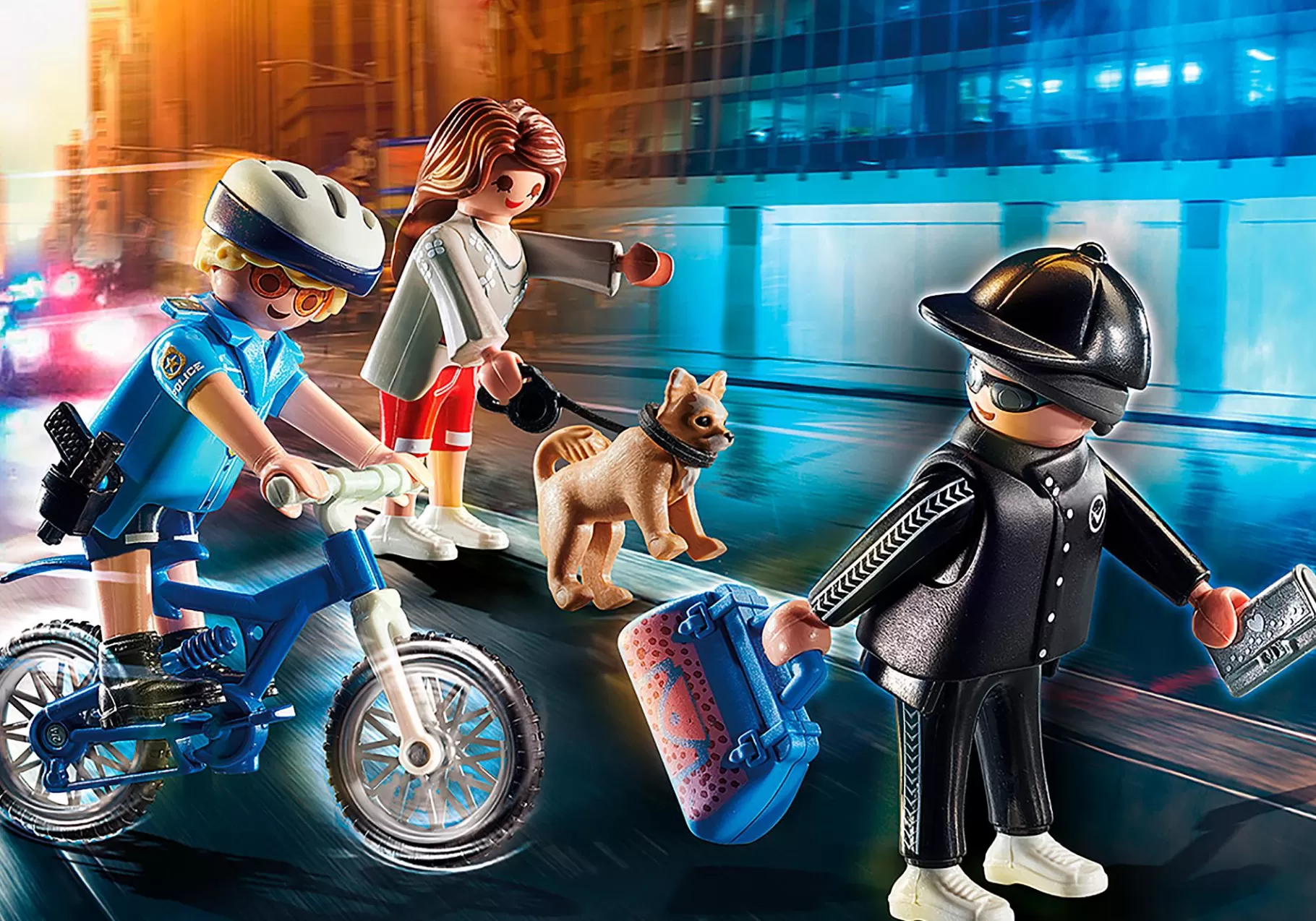 Bohaterowie Dnia Codziennego | Akcja I Przygoda | PLAYMOBIL Policyjny rower: Pościg za kieszonkowcem