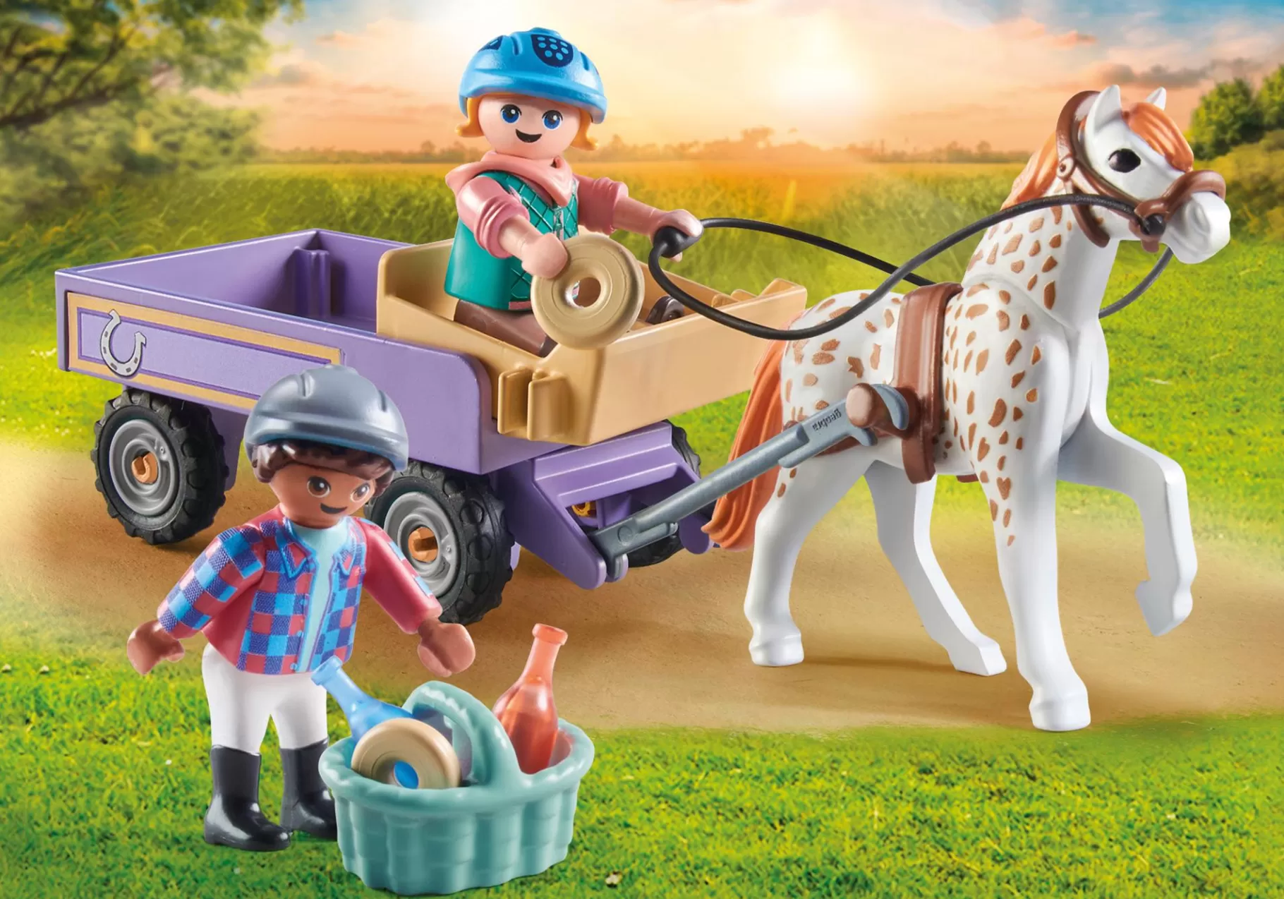 Zwierzęta | PLAYMOBIL Powóz kucyków