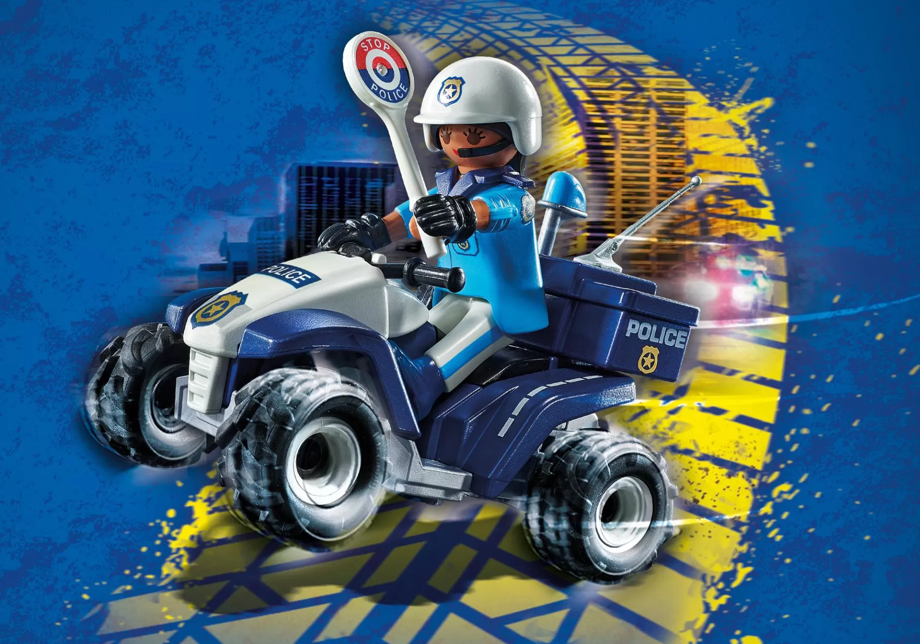 Bohaterowie Dnia Codziennego | Akcja I Przygoda | PLAYMOBIL Quad policyjny