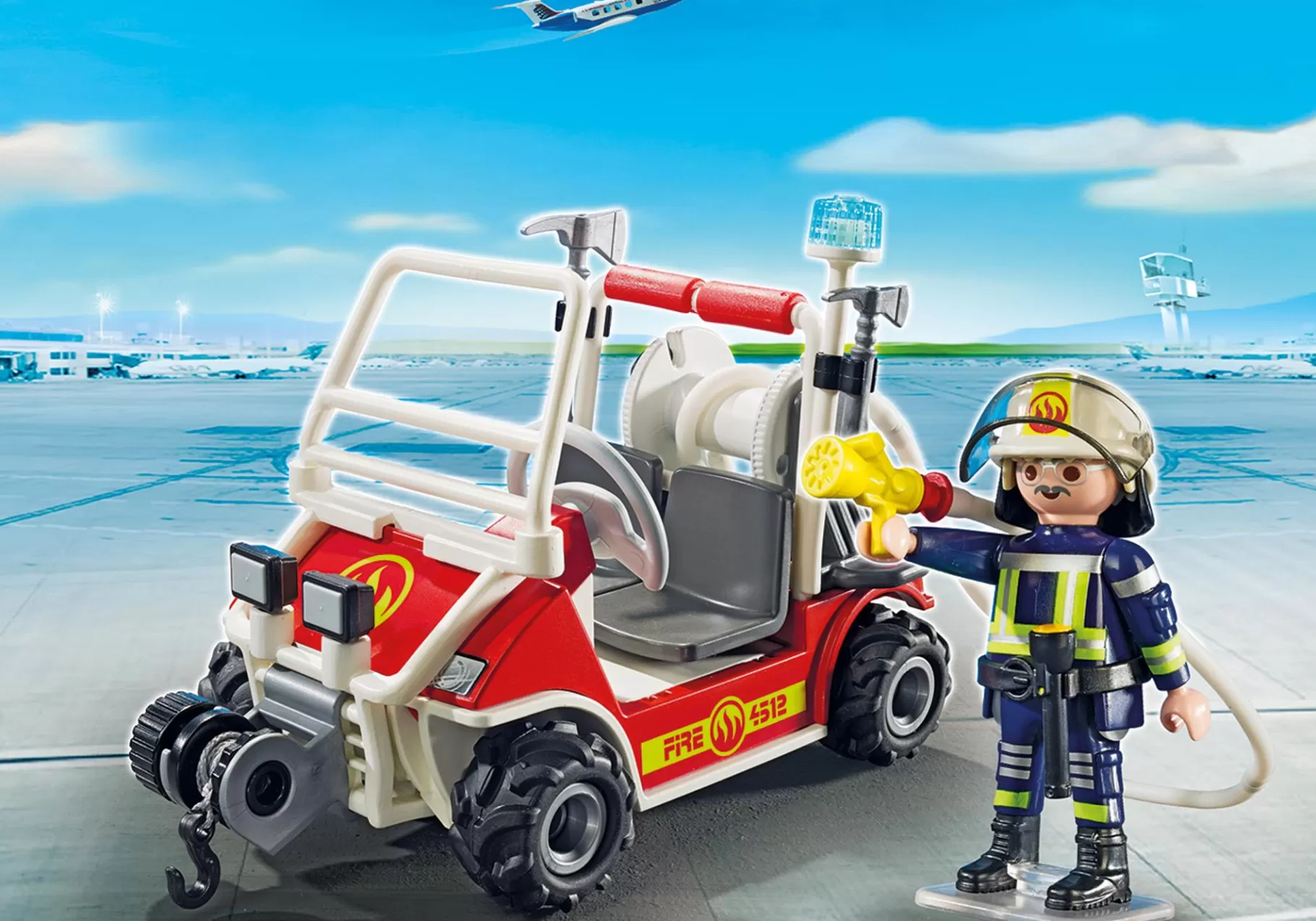 Bohaterowie Dnia Codziennego | Akcja I Przygoda | PLAYMOBIL Quad straży pożarnej