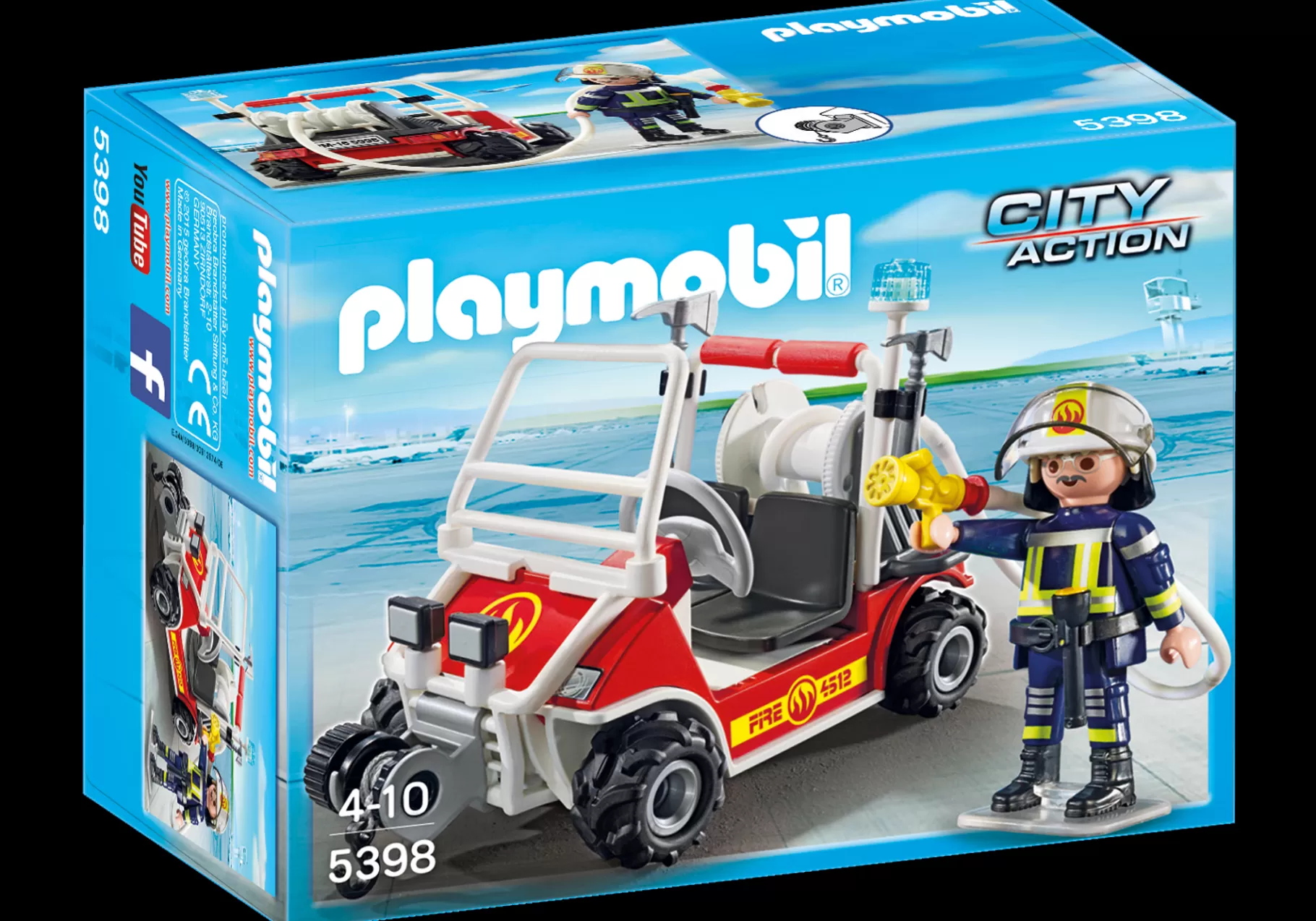 Bohaterowie Dnia Codziennego | Akcja I Przygoda | PLAYMOBIL Quad straży pożarnej