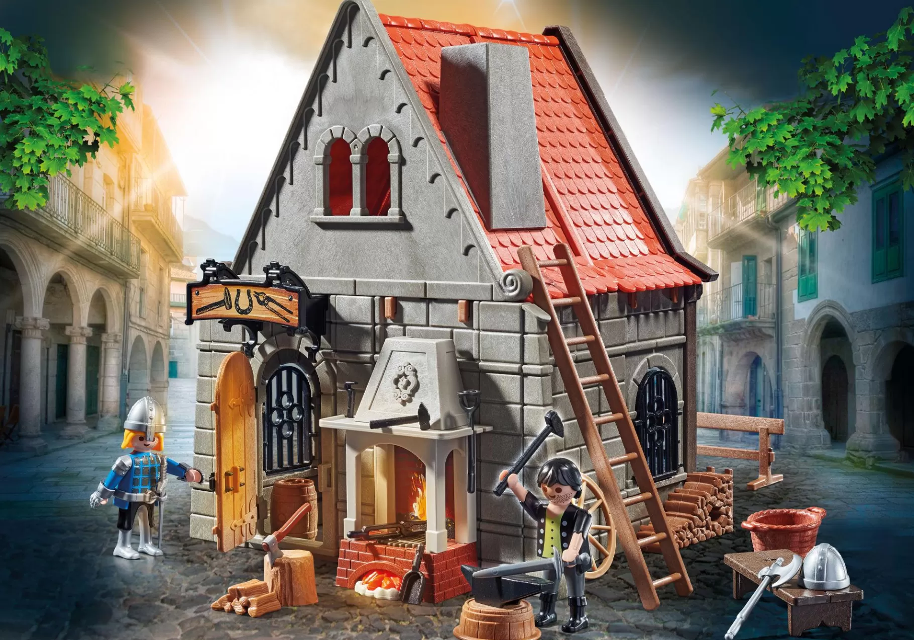 Historia | PLAYMOBIL Średniowieczna kuźnia