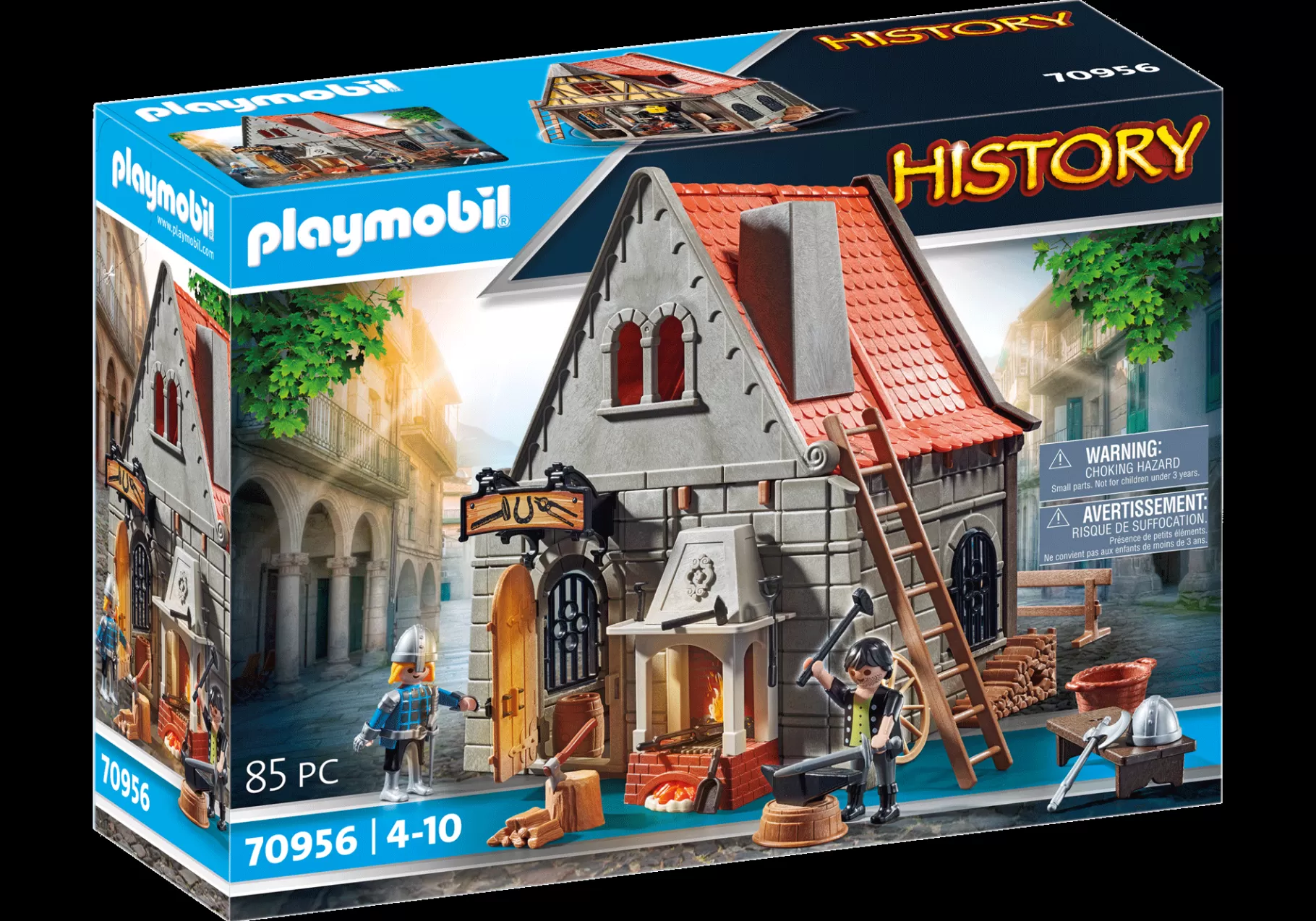 Historia | PLAYMOBIL Średniowieczna kuźnia