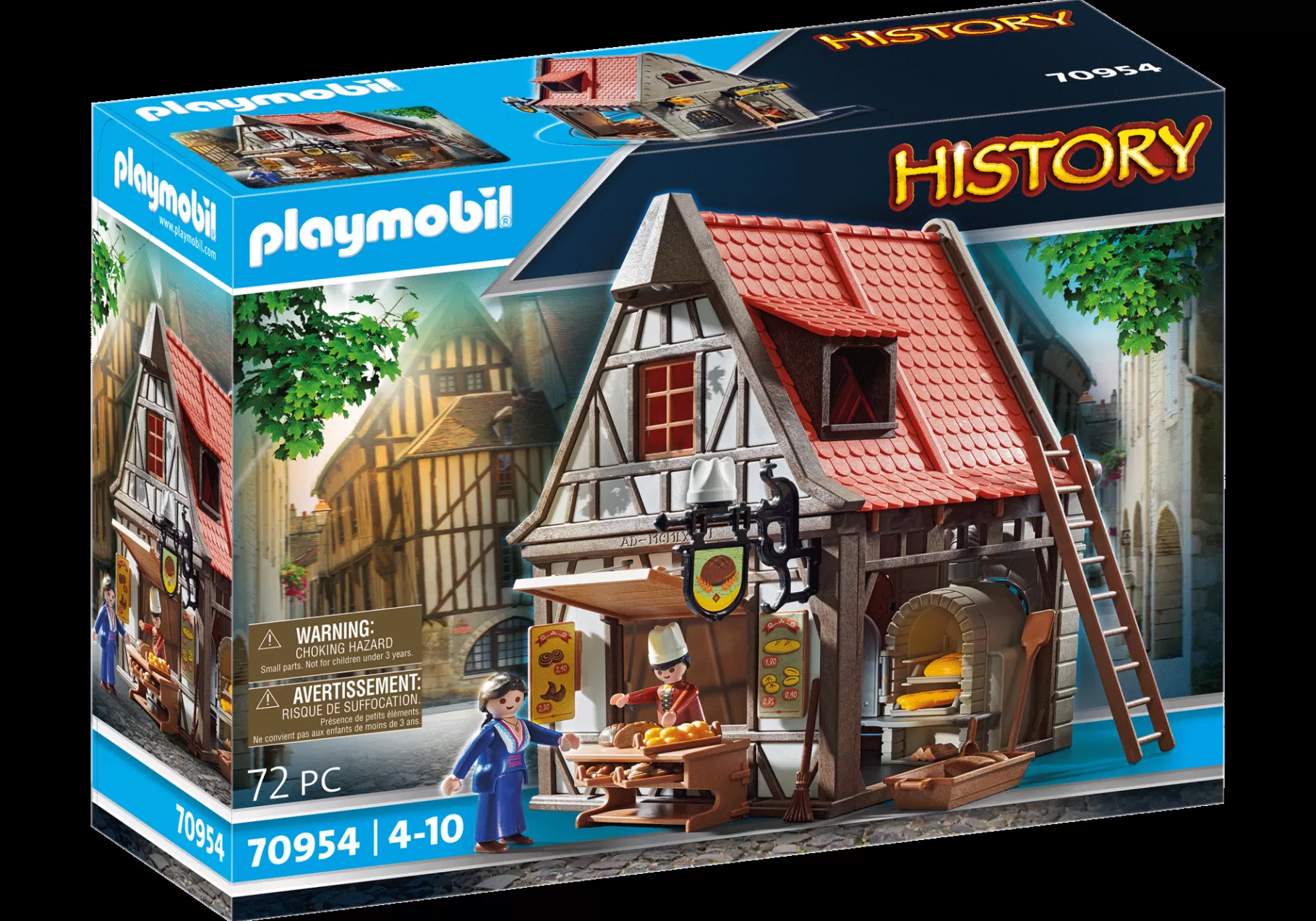 Historia | PLAYMOBIL Średniowieczna piekarnia