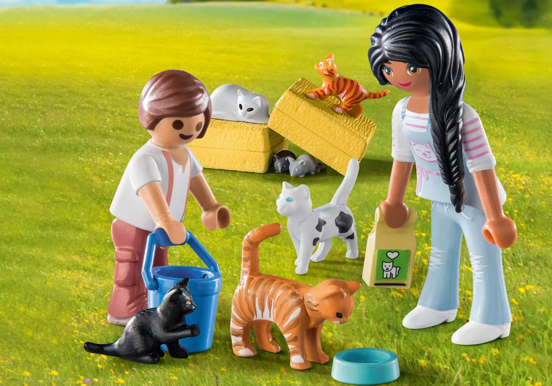 Życie Rodzinne | Zwierzęta | PLAYMOBIL Rodzina kotków