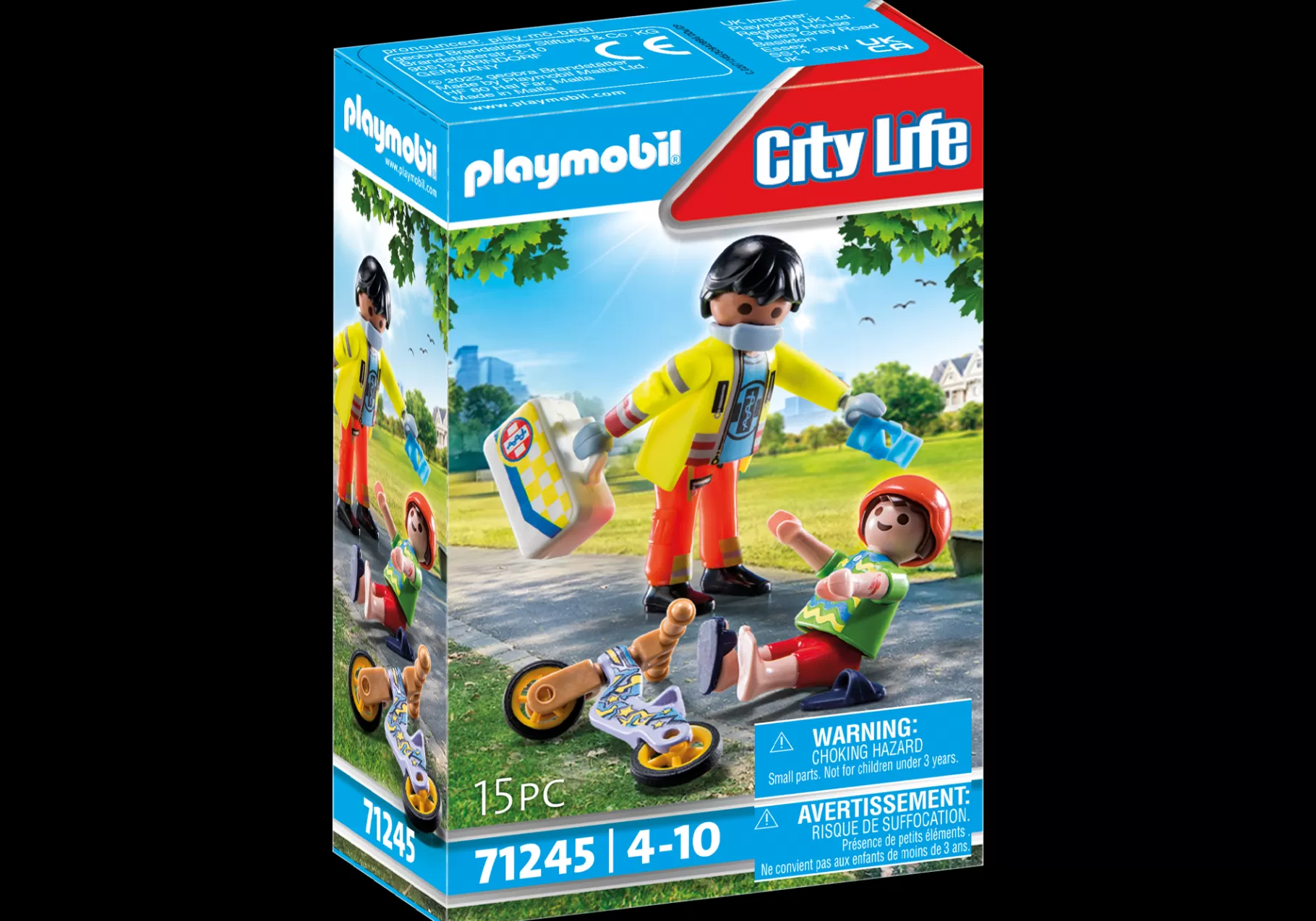 Bohaterowie Dnia Codziennego | My Life | PLAYMOBIL Sanitariusz z pacjentem