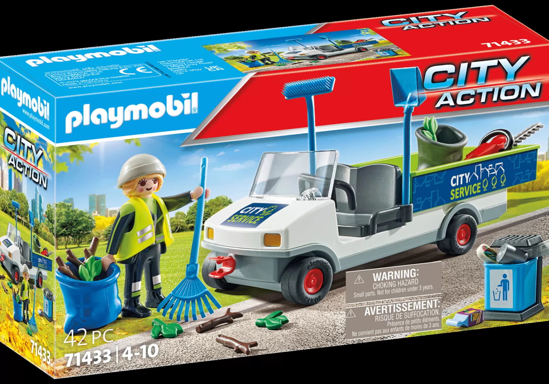 Bohaterowie Dnia Codziennego | Akcja I Przygoda | PLAYMOBIL Sprzątanie miasta samochodem elektryczny