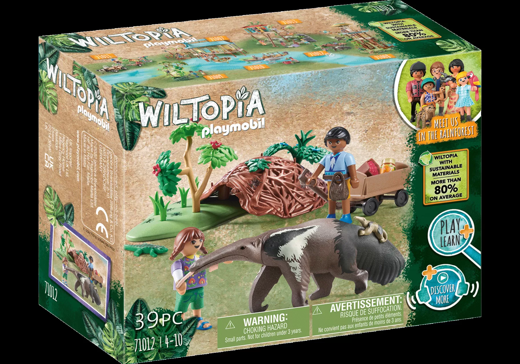 Zwierzęta | PLAYMOBIL Wiltopia - Opieka nad mrówkojadem