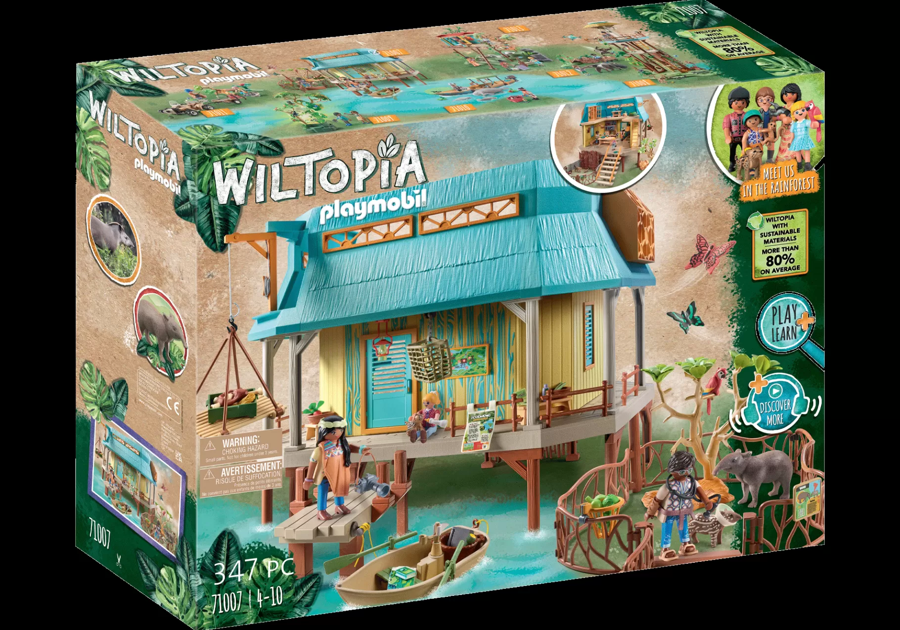 Zwierzęta | PLAYMOBIL Wiltopia - Ośrodek opieki nad zwierzętami