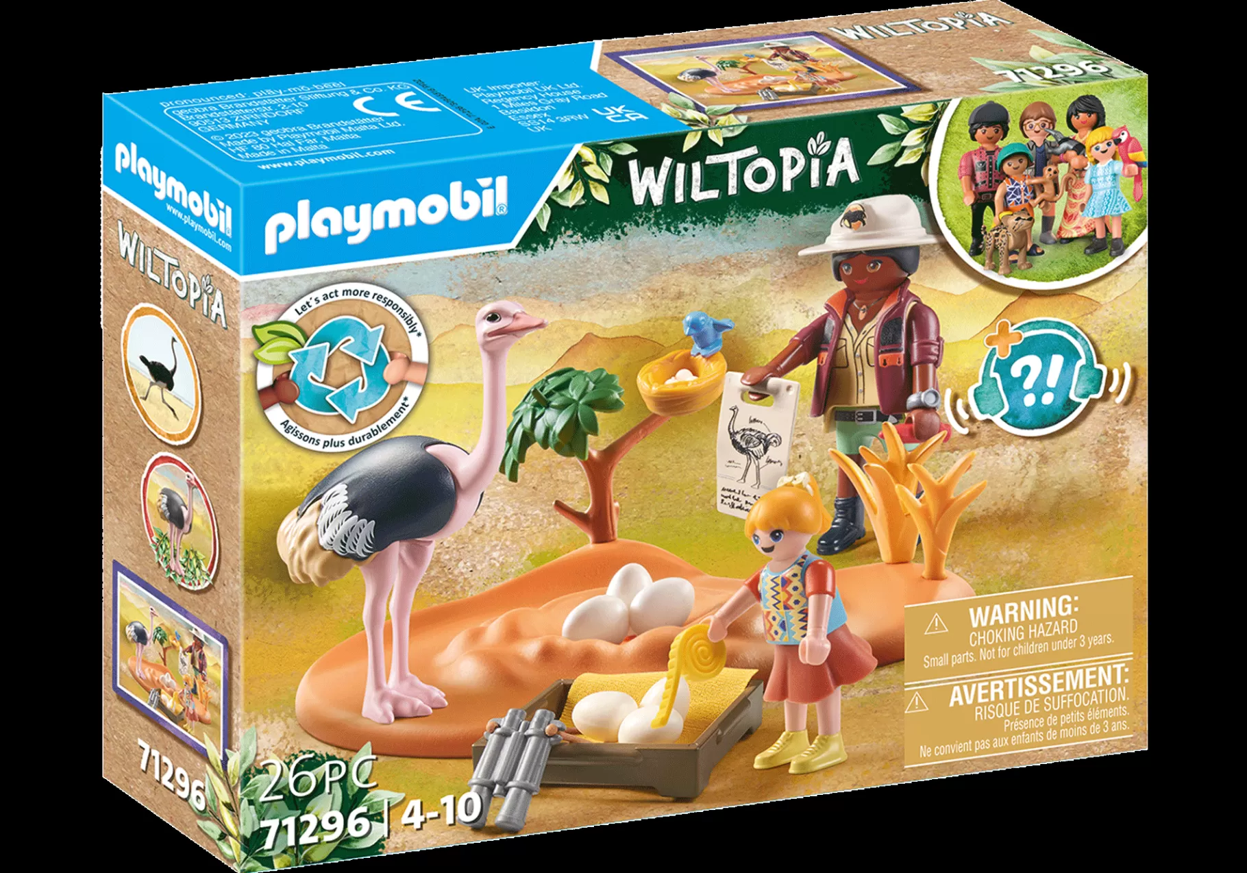 Zwierzęta | PLAYMOBIL Wiltopia - W odwiedzinach u strusia